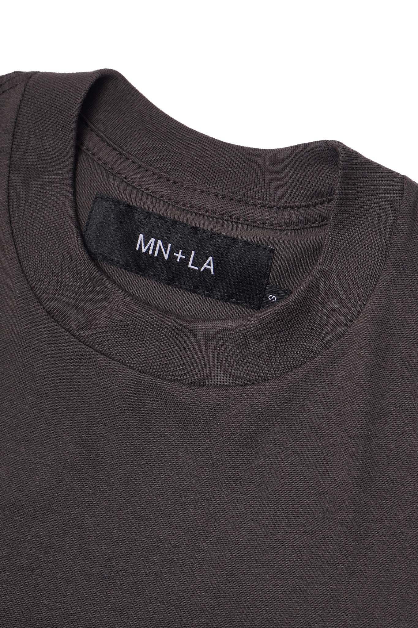BOX LITE TEE IN CHARCOAL GREY