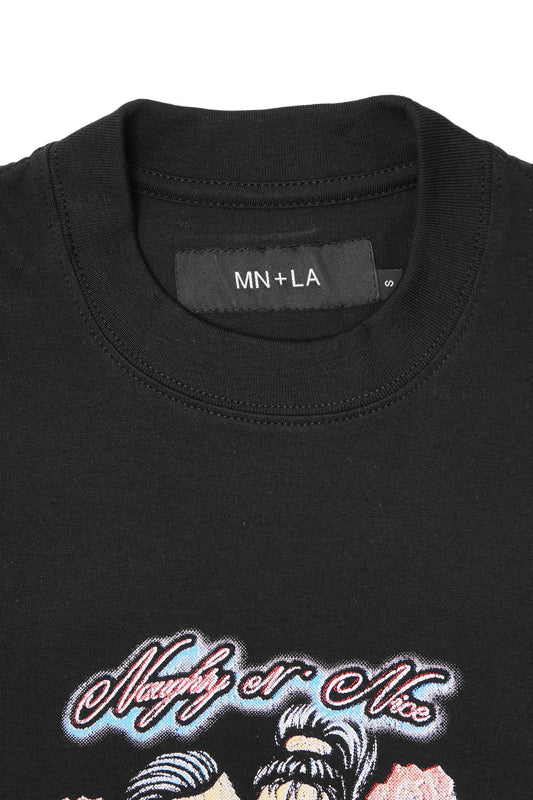 "EL ROMANTICO" TEE IN CAVIAR