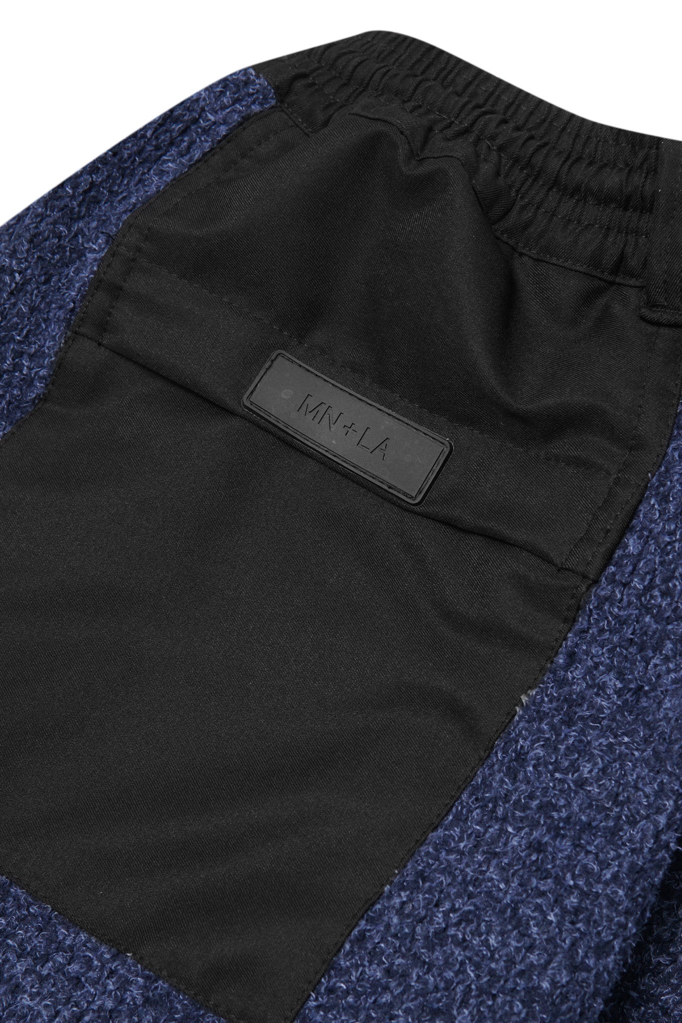 PLEATED ULTRA WIDE PANTS IN STEEL BLUE