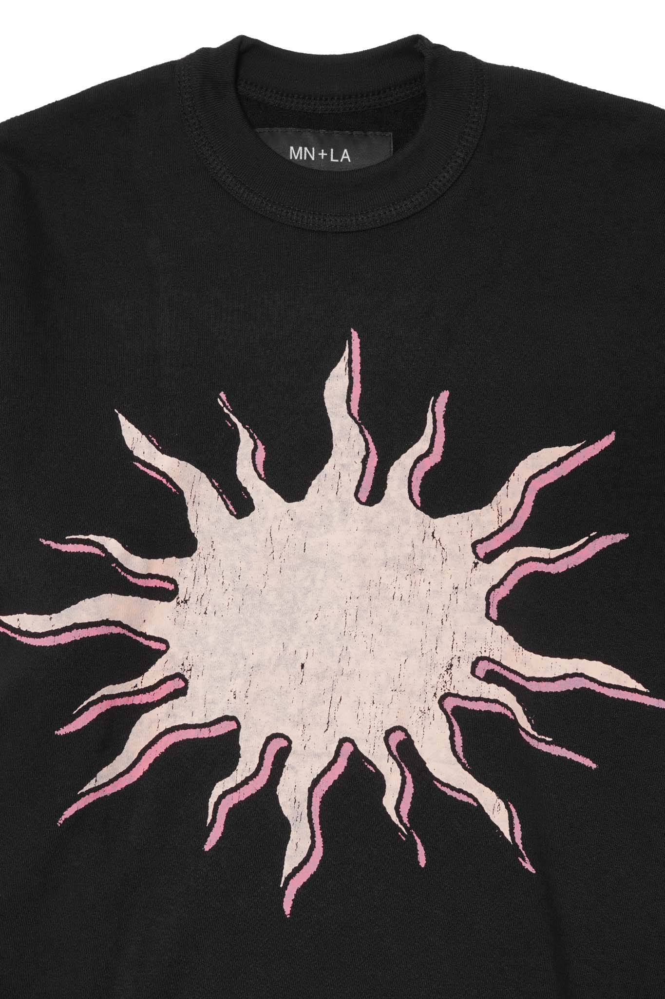 "THE ENLIGHTENED ONE" LONGSLEEVE TEE IN CAVIAR