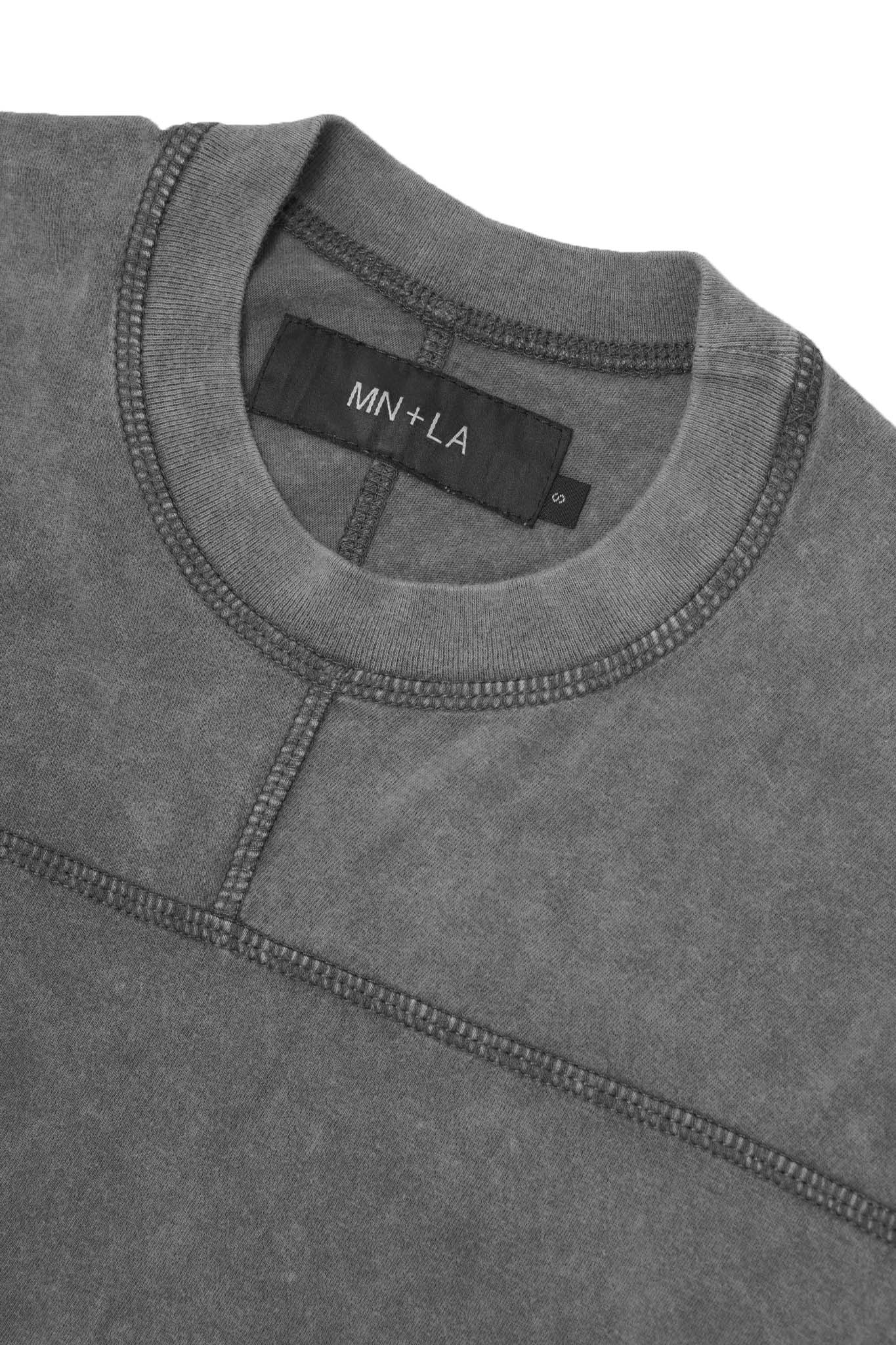 STRIDE TEE IN MOON GREY