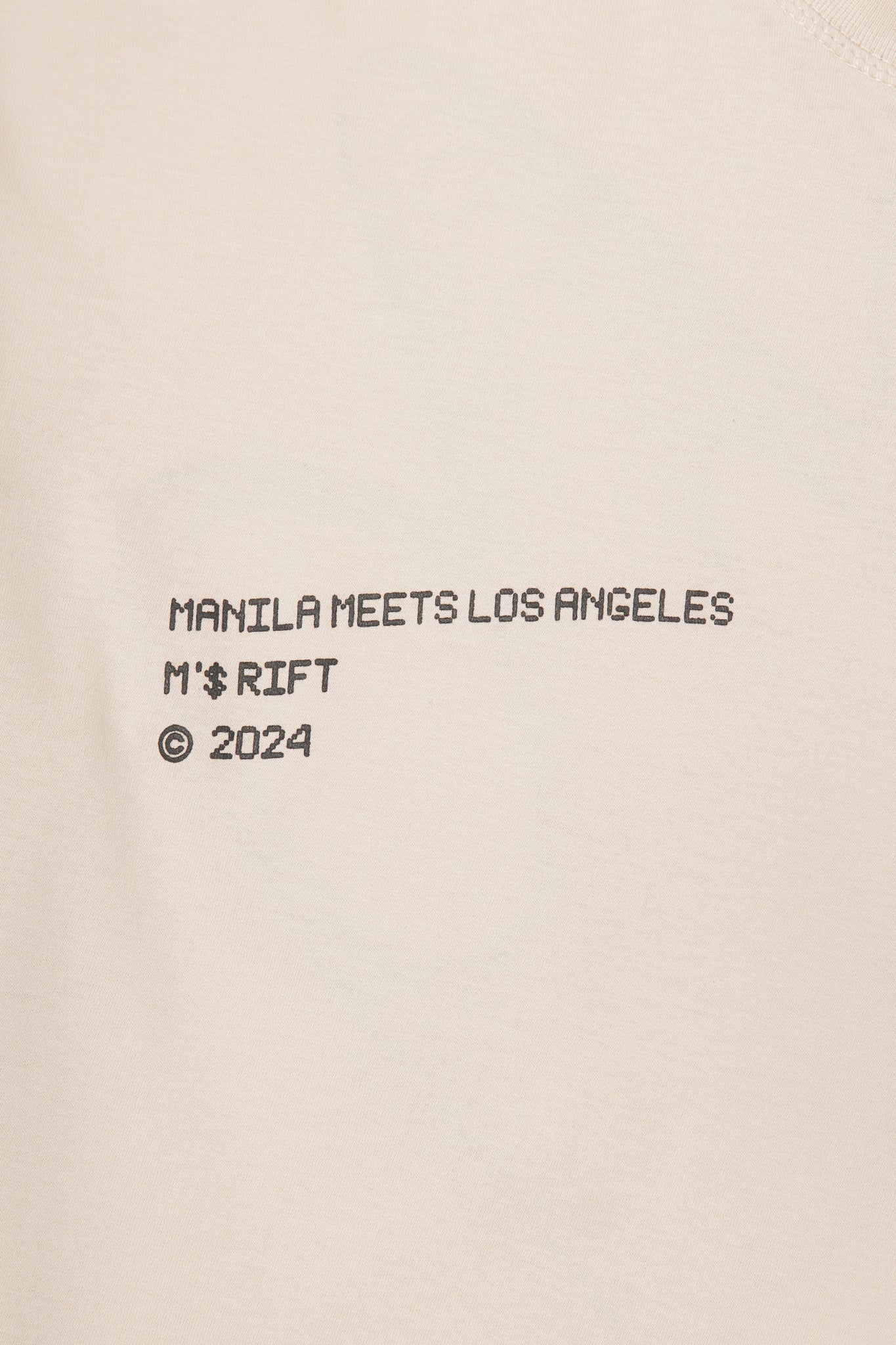 M'$ RIFT VAST TEE IN OAT
