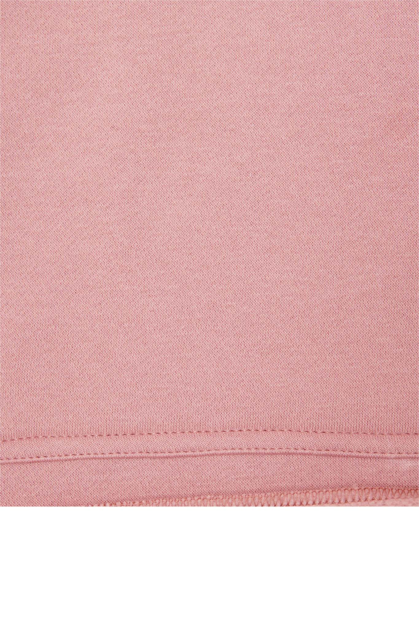 "M'$ SPECKS V2" CUTOFF HOODIE IN ROSE QUARTZ