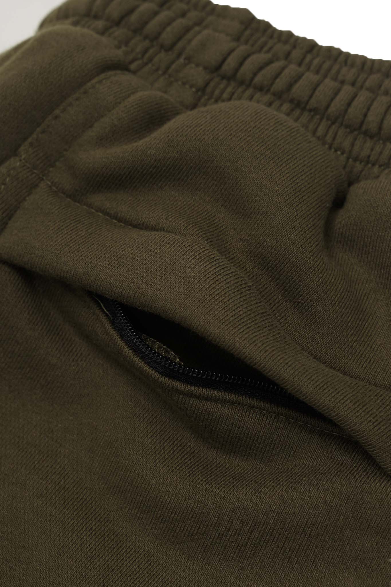 FRENCH TERRY SWEATPANTS IN OLIVE