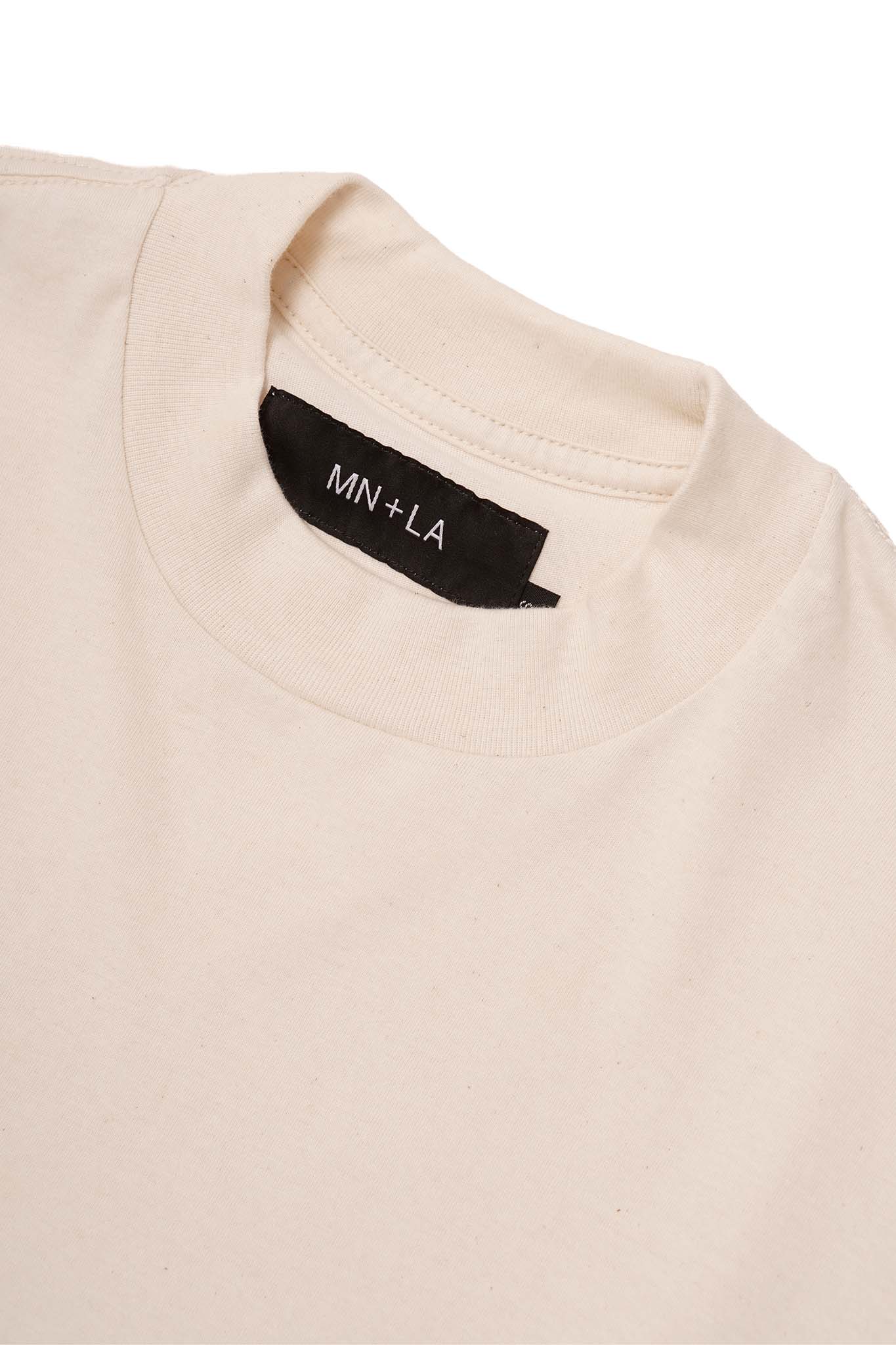 MOCK NECK LITE TEE IN ORGANIC COTTON