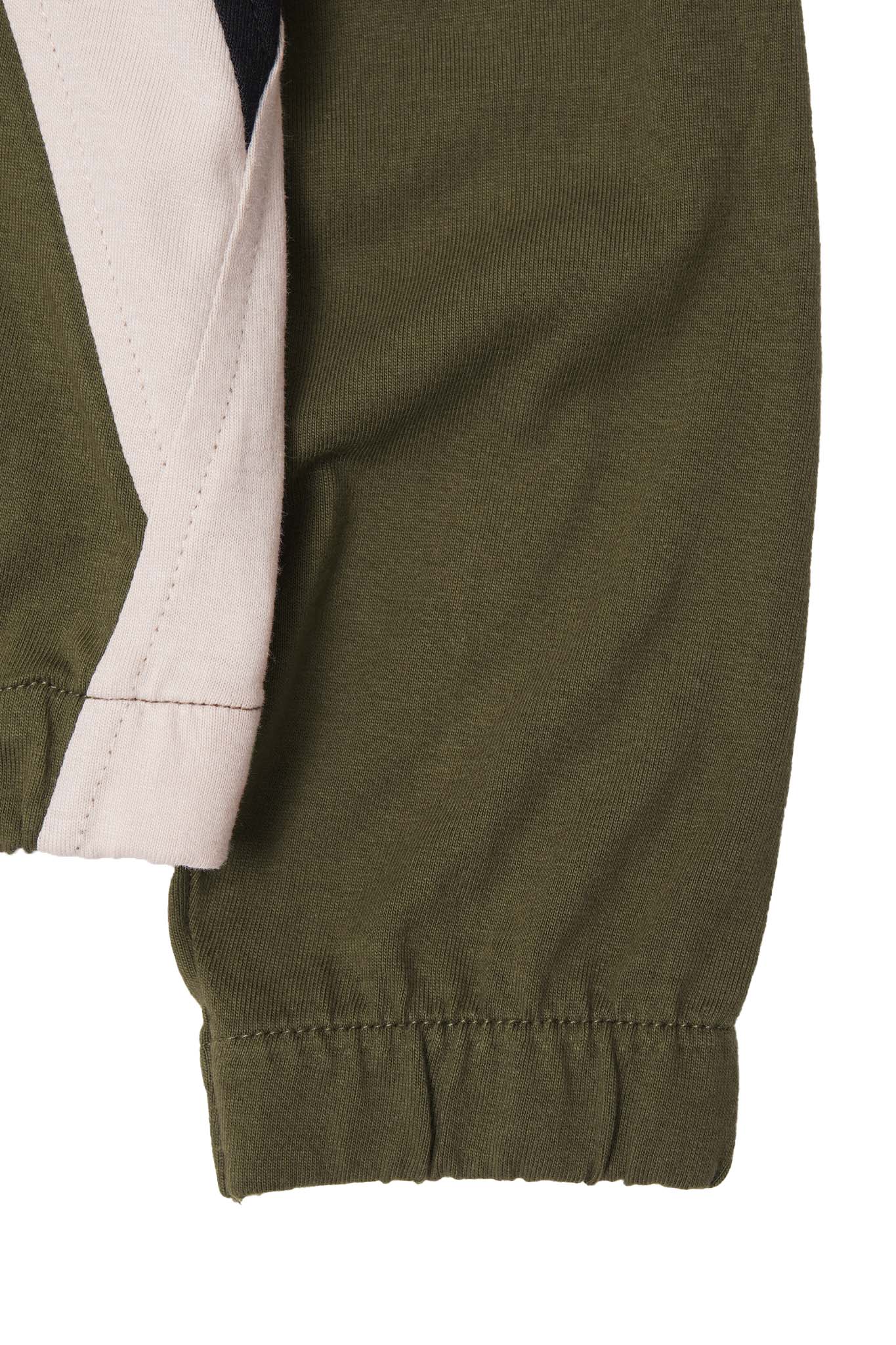 "NEEDLEWORK" LITTLE HUMAN™ JACKET IN OLIVE
