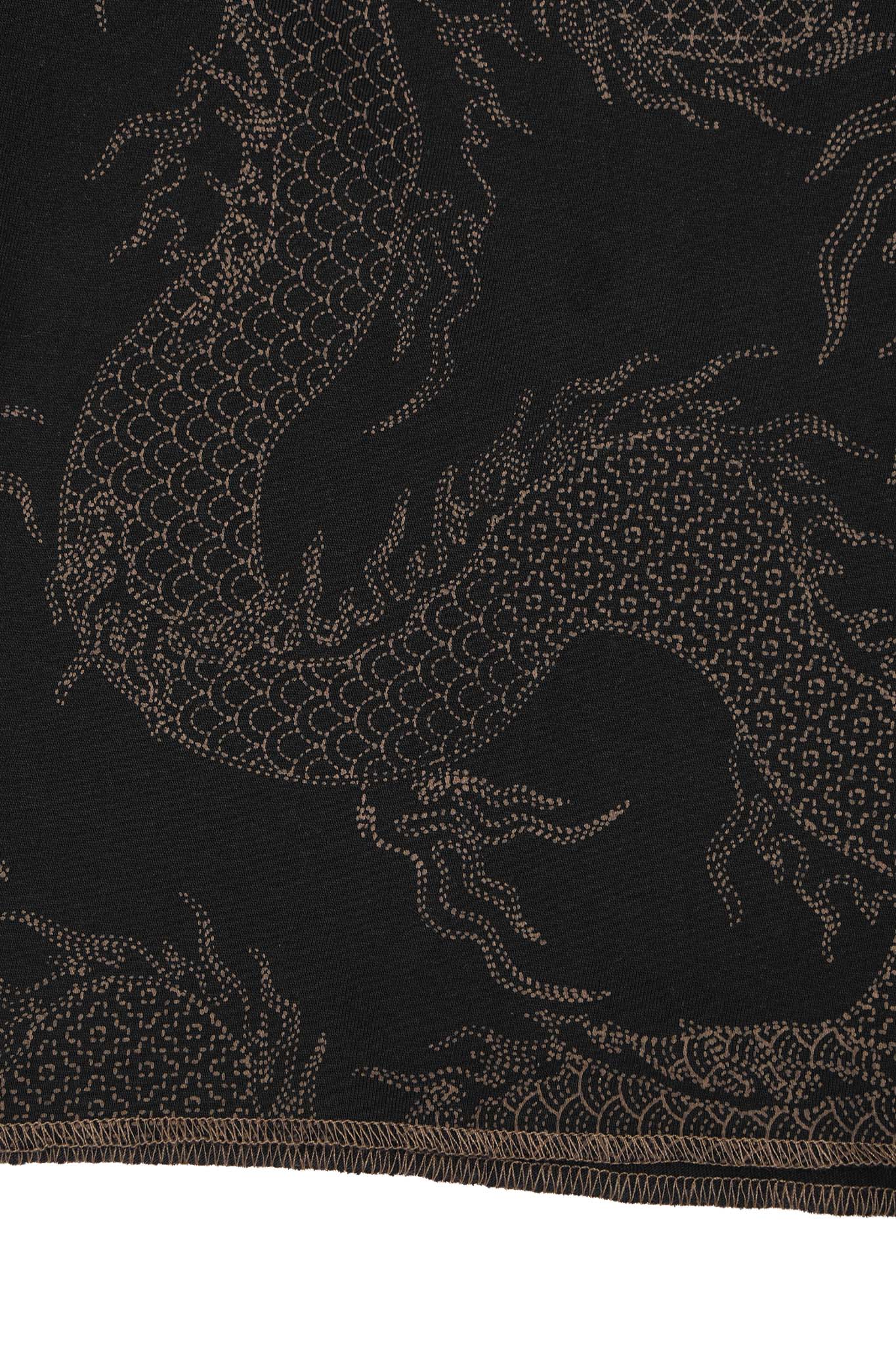 "YEAR OF THE DRAGON" BOX TEE IN CAVIAR