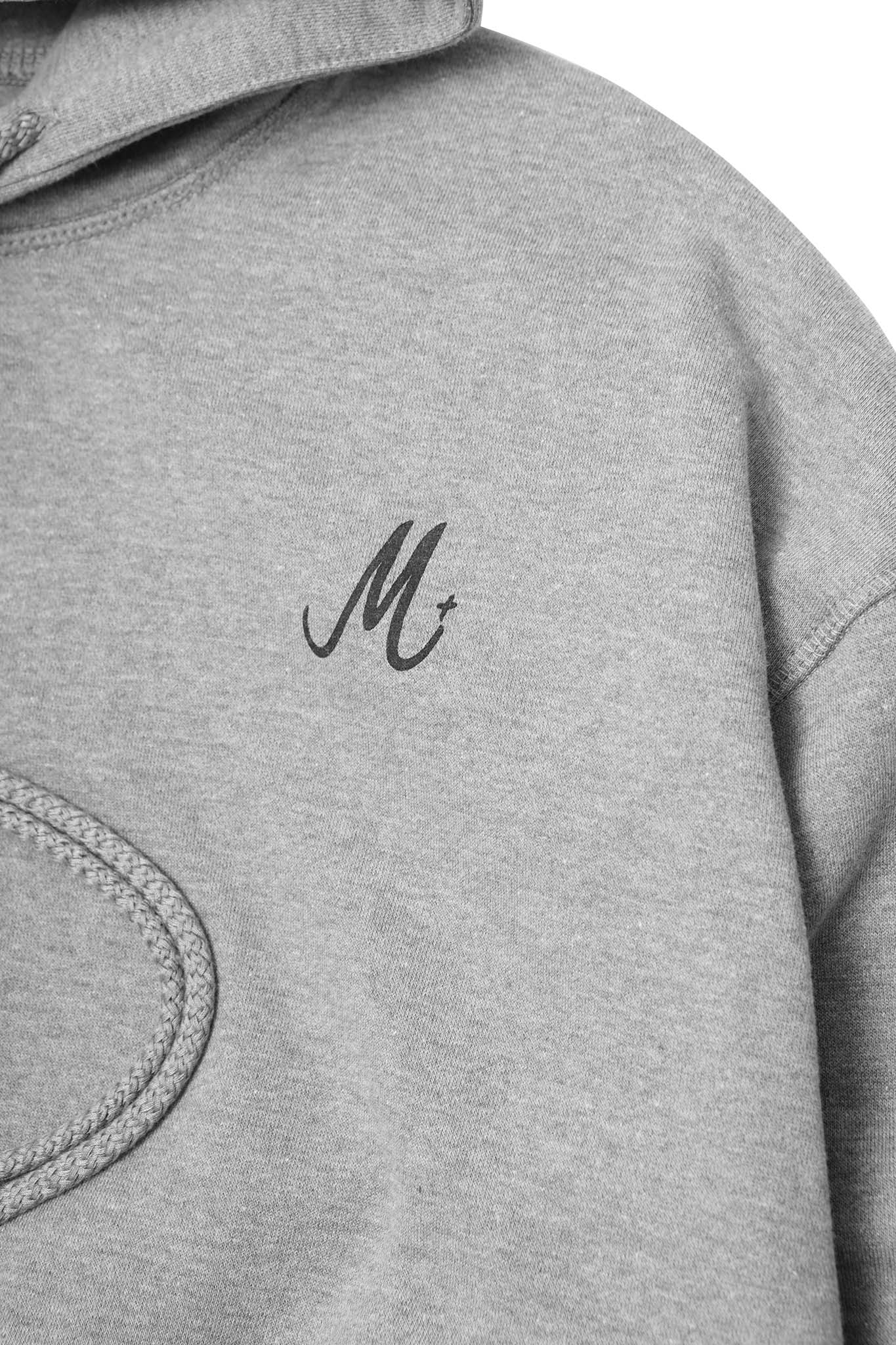 M+ HOODIE IN HEATHER GREY