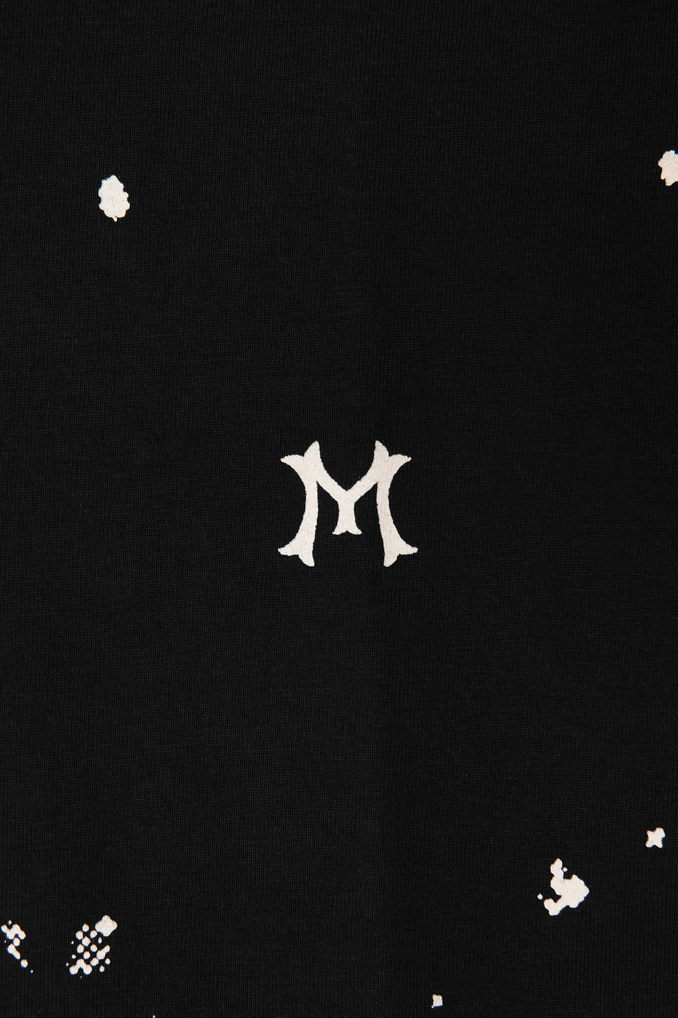 "HITTER" V3 BOX TEE IN CAVIAR