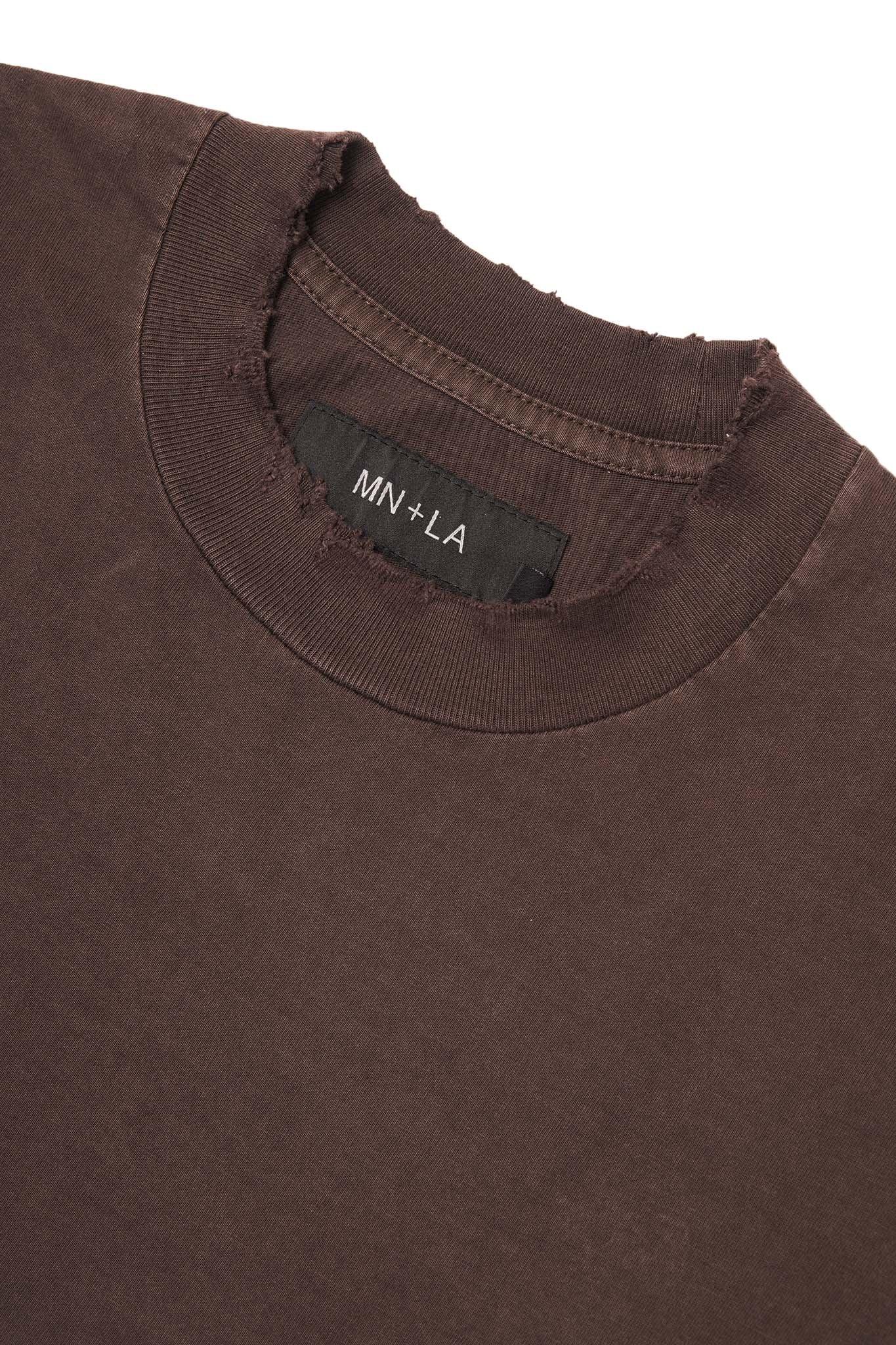 OVERSIZED TEE IN BURNT COPPER