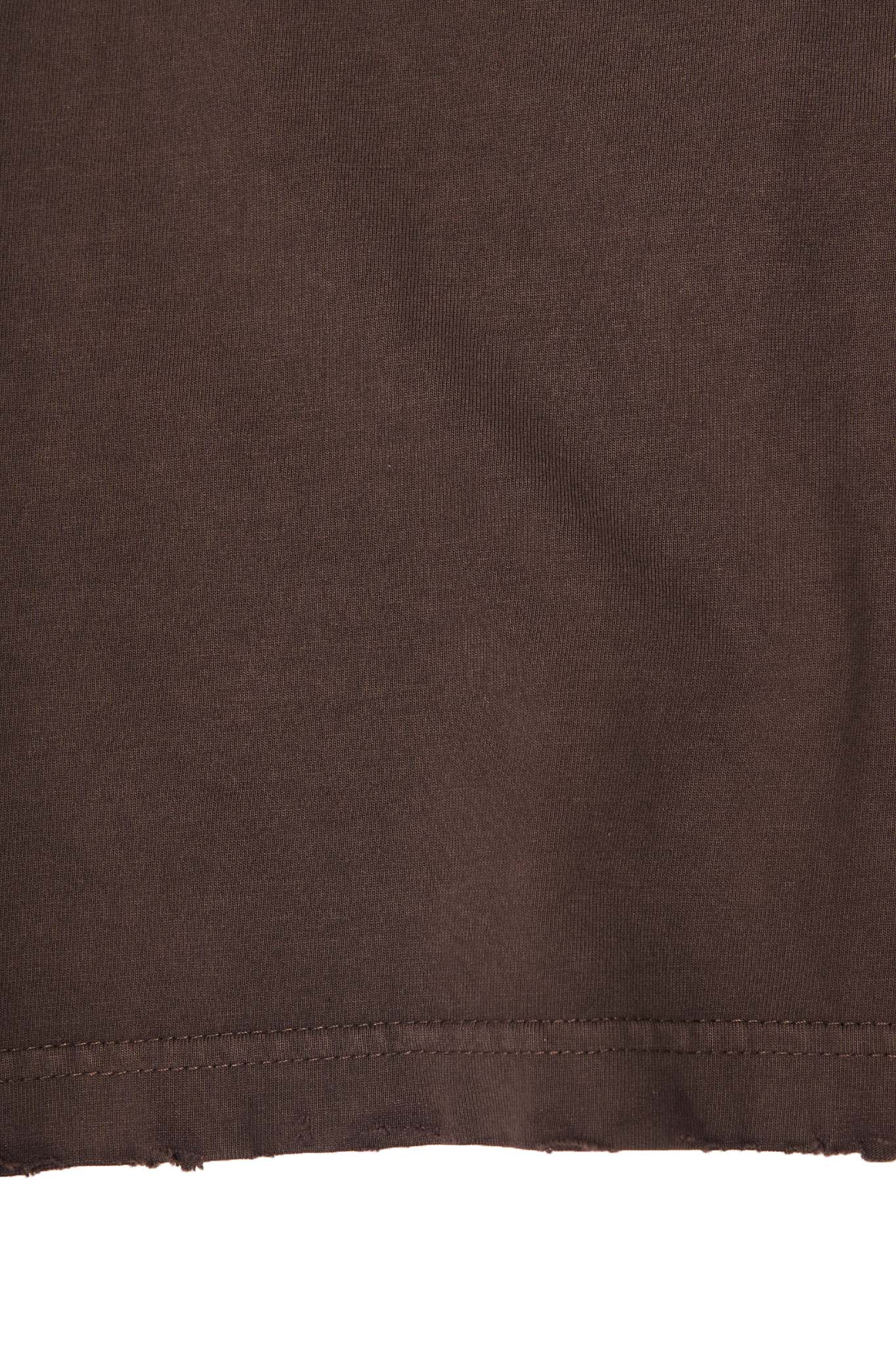 OVERSIZED TEE IN BURNT COPPER