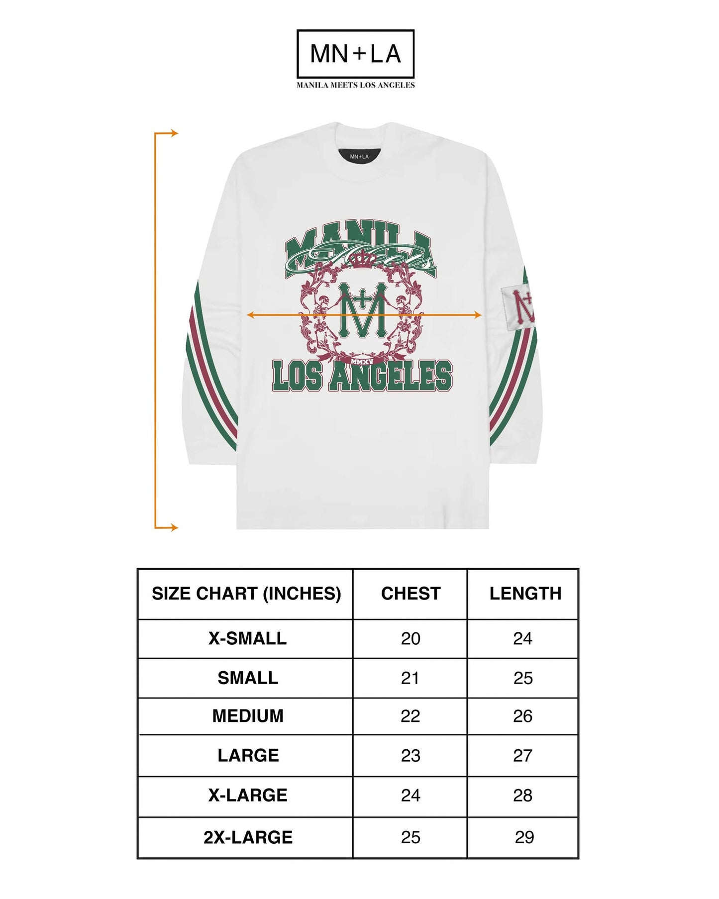 "FAST LANE" LONGSLEEVE TEE IN WHITE