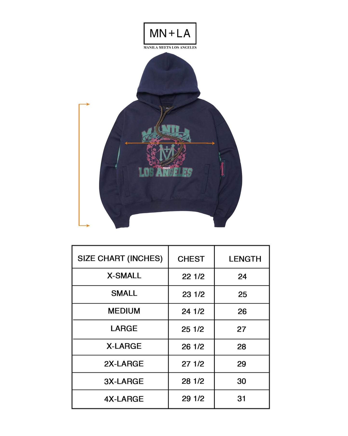 "RENAISSANCE" HOODIE IN CAVIAR