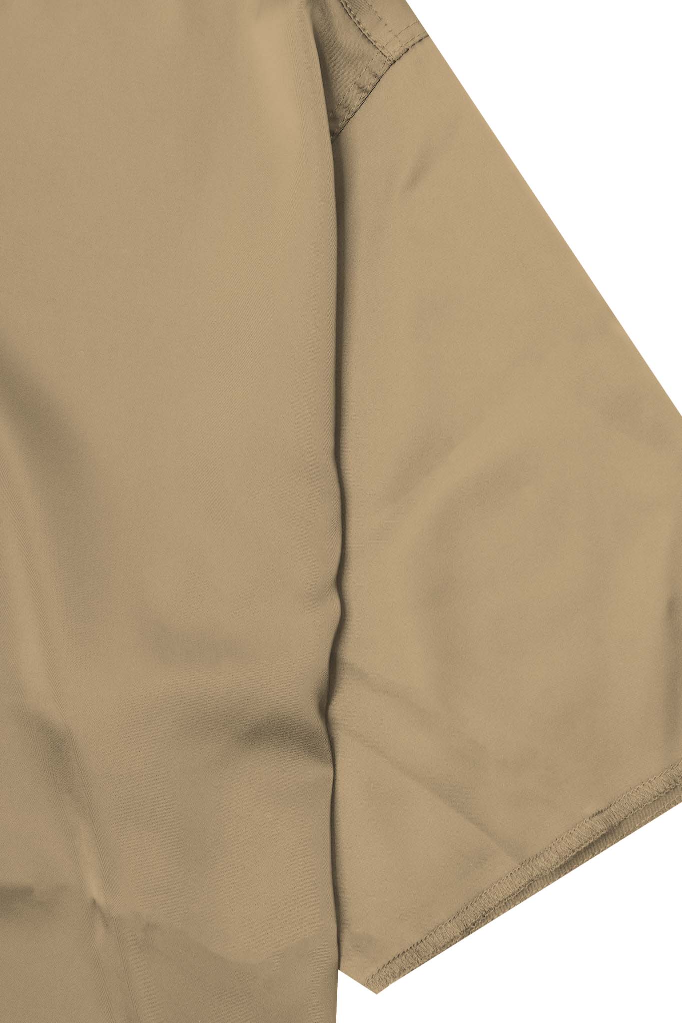 MANDARIN S/S SHIRT IN SIENNA