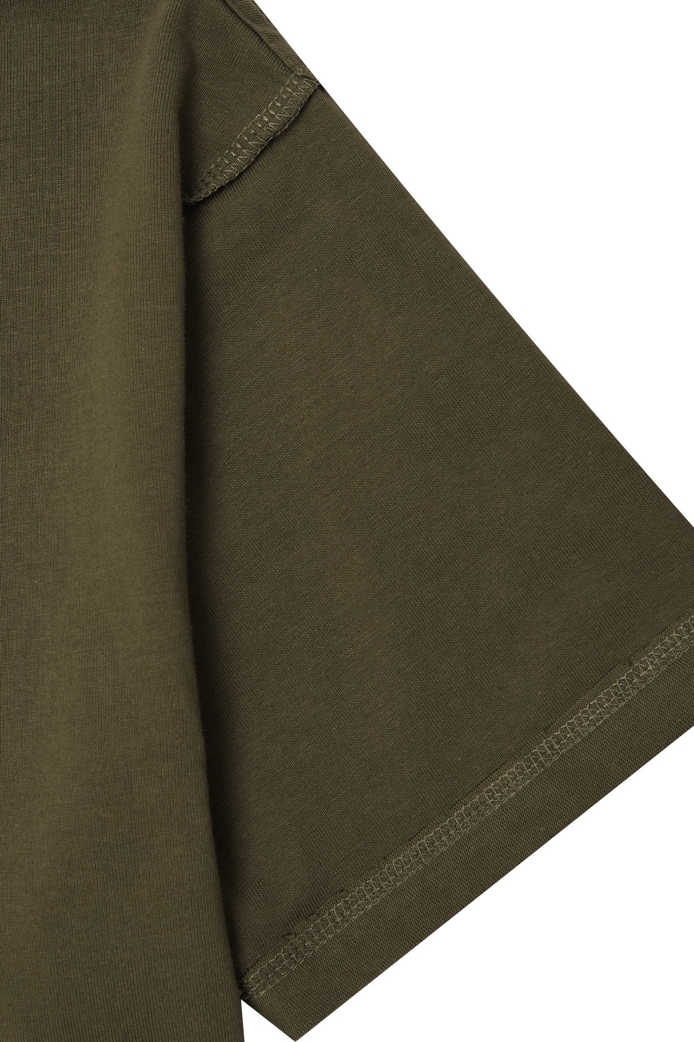 INSIDE OUT BOX TEE IN OLIVE