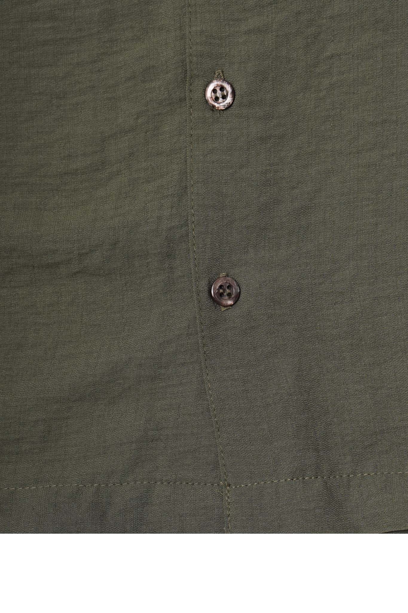 MANDARIN L/S SHIRT IN SAGE