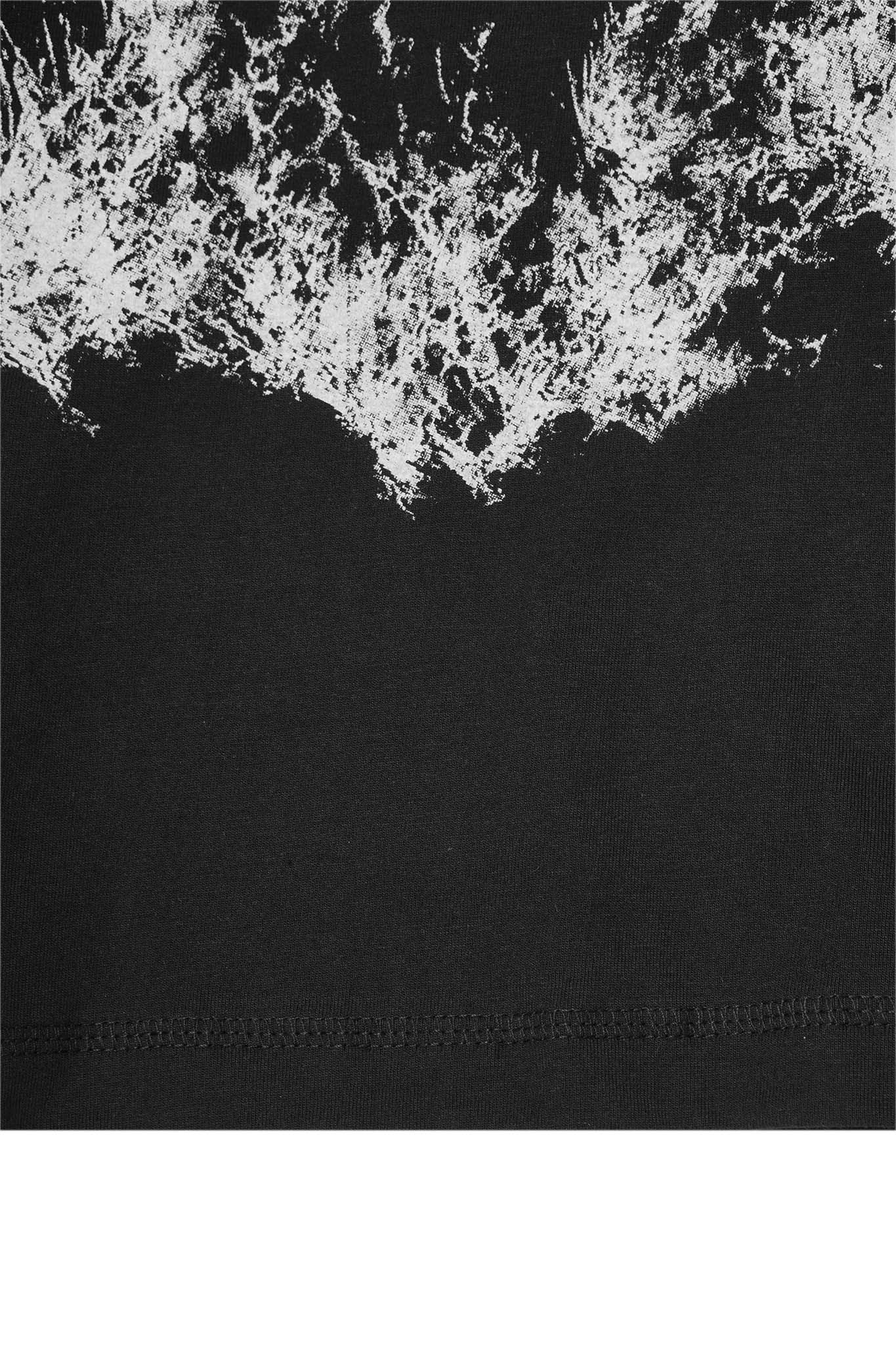 "TRINITY" TEE IN CAVIAR