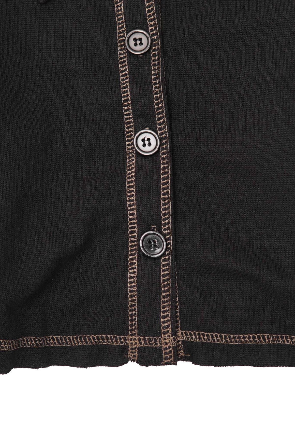 LITTLE HUMAN™ WAFFLE L/S SHIRT IN ANTHRACITE