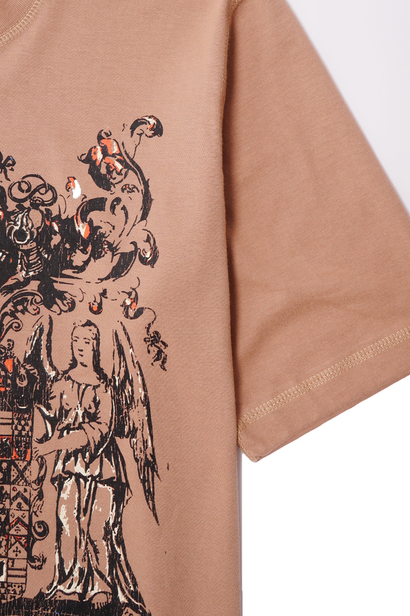 "M"$ DYNASTY" TEE IN WHEAT