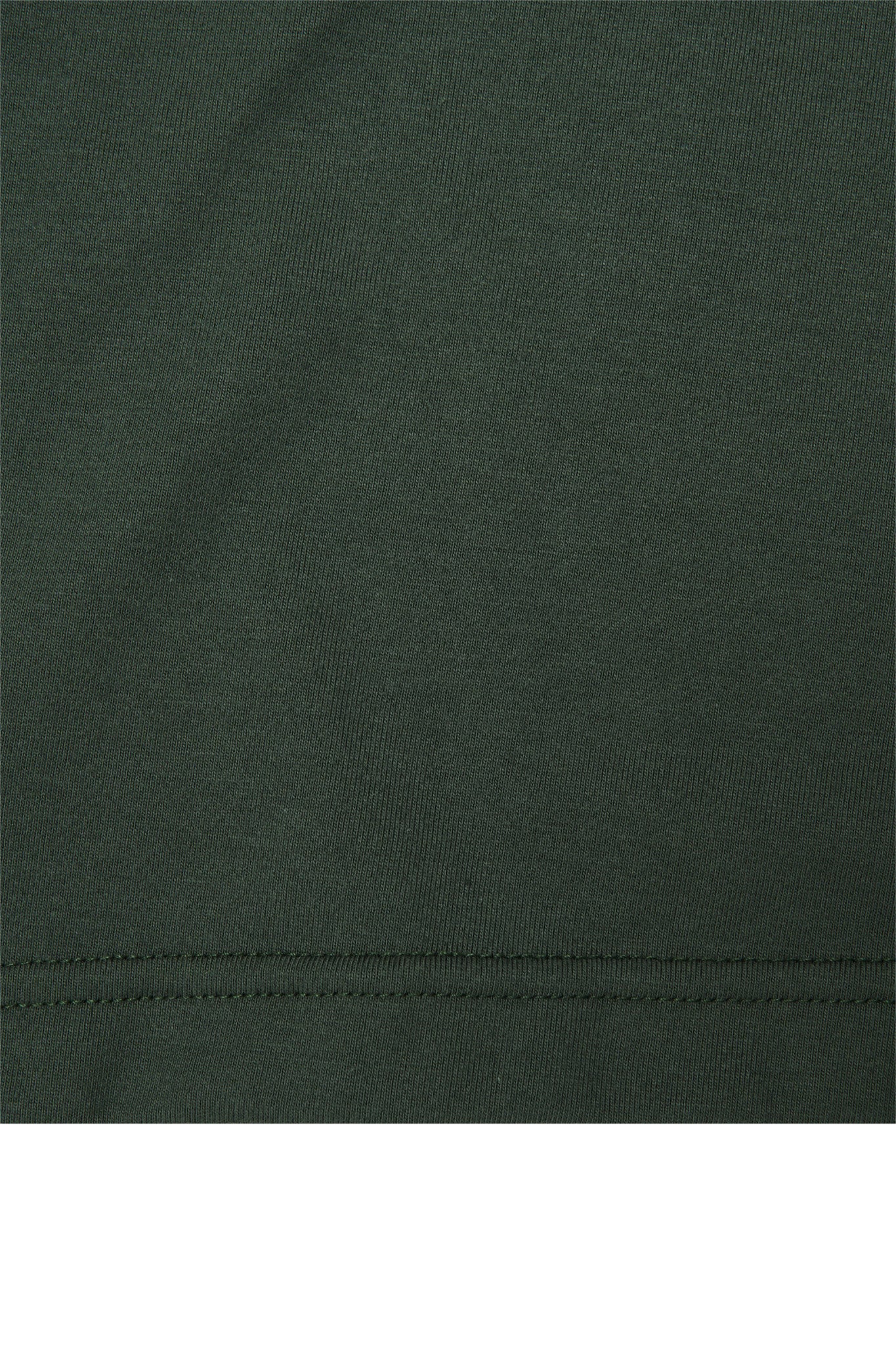 QUARTER ZIP L/S TEE IN MOSS