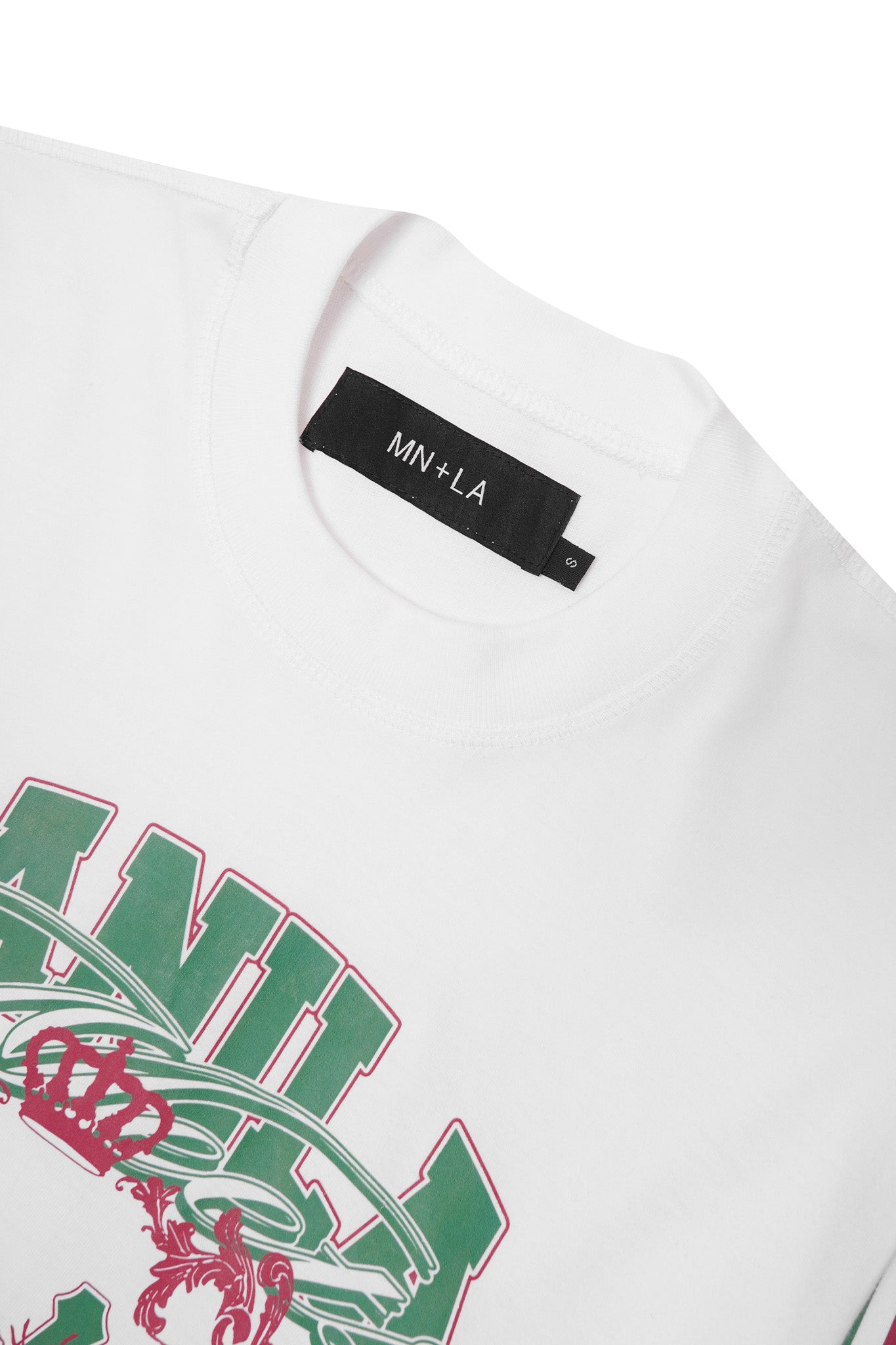 "FAST LANE" LONGSLEEVE TEE IN WHITE