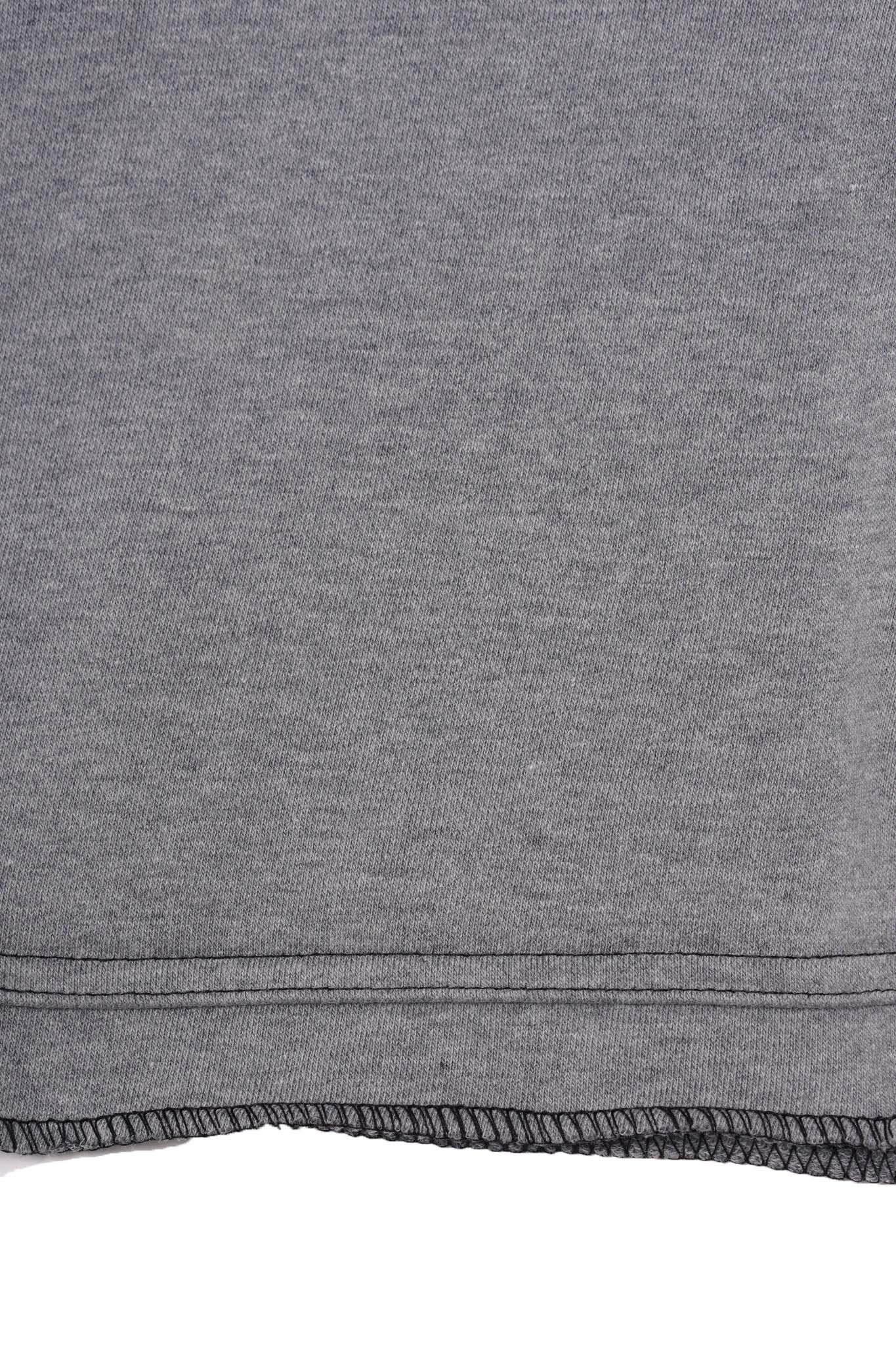 CUTOFF HOODIE IN HEATHER GREY
