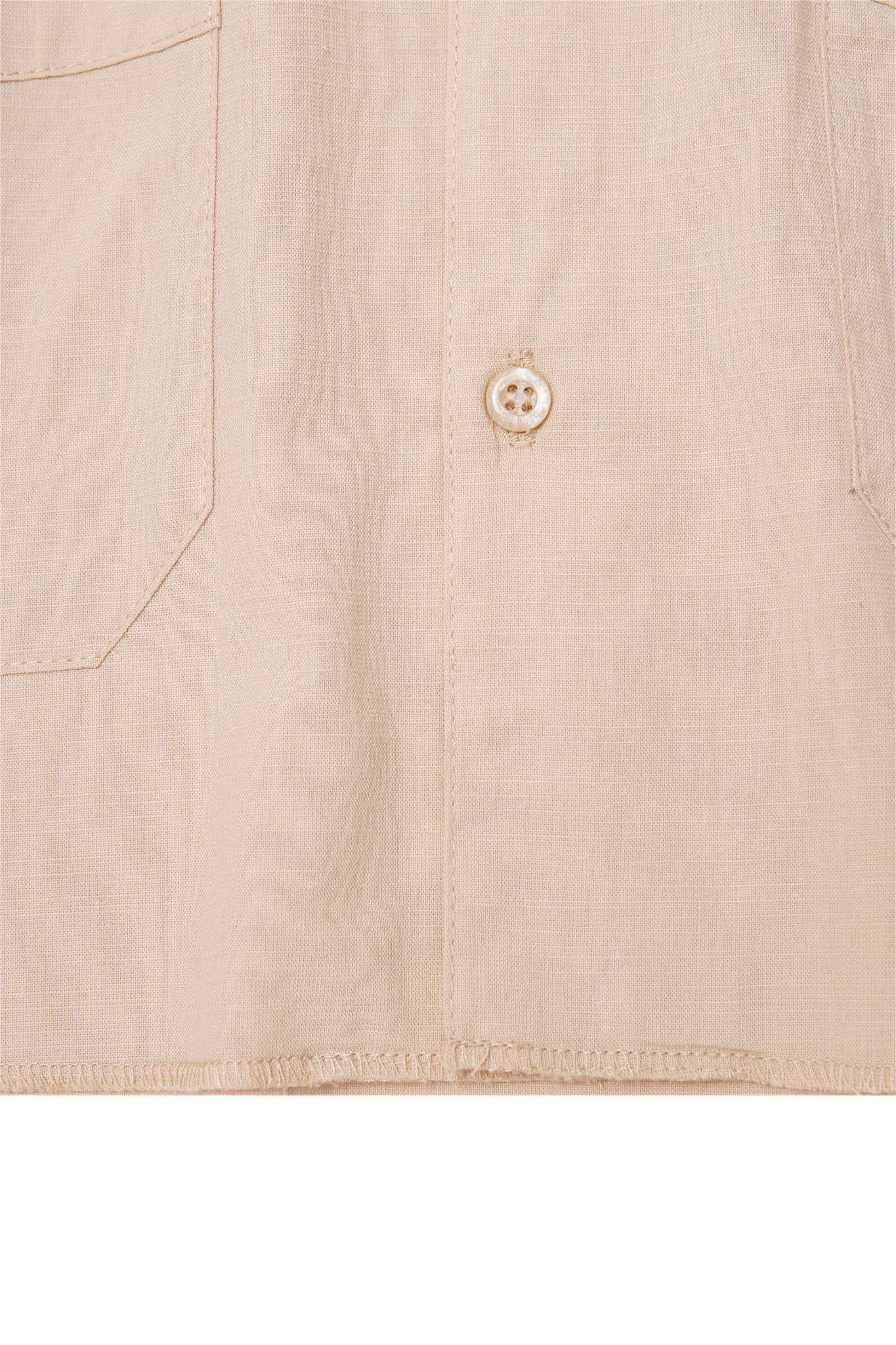 4 POCKET CUBAN SHIRT IN FOSSIL