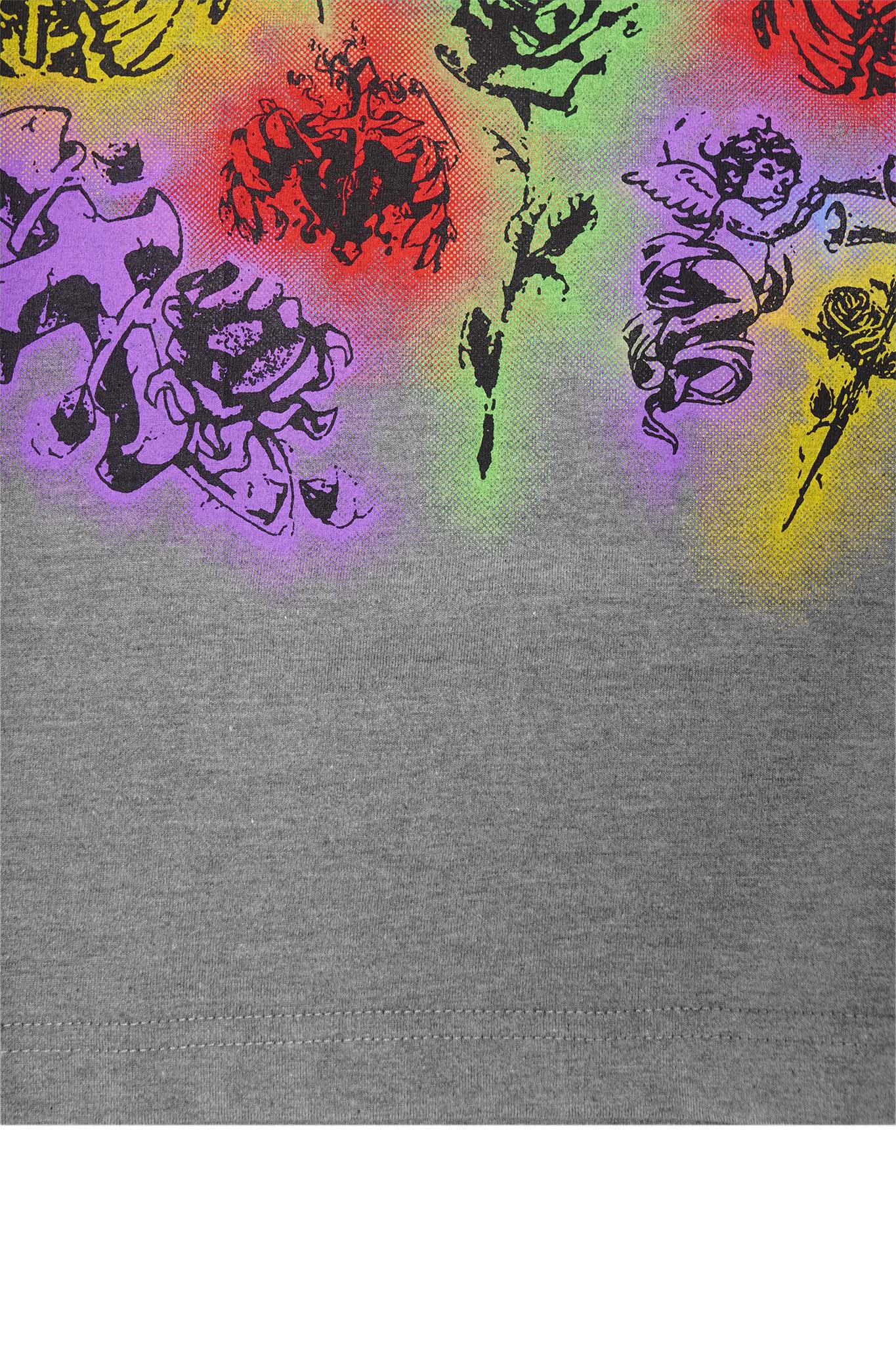 "CITY OF ANGELS" TEE IN HEATHER GREY