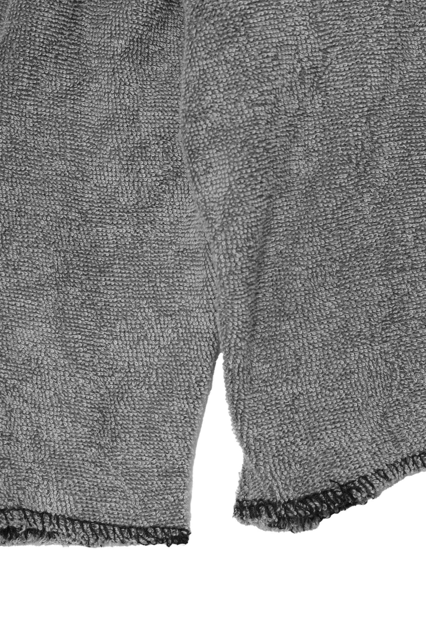 M+ OVERPOCKET TOWEL PHAT SHORTS IN CEMENT