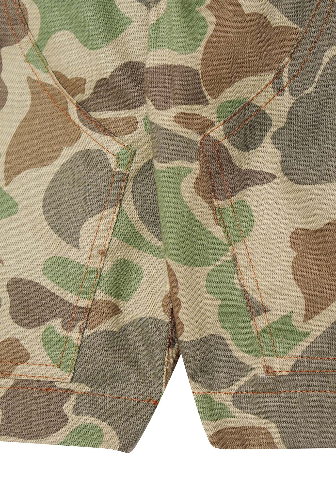 M+ DOUBLE KNEE PHAT SHORTS IN DUCK CAMO