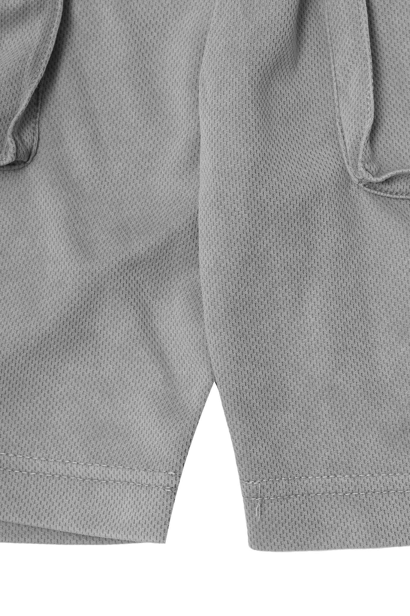 OVERPOCKET MESH SHORT IN STEEL