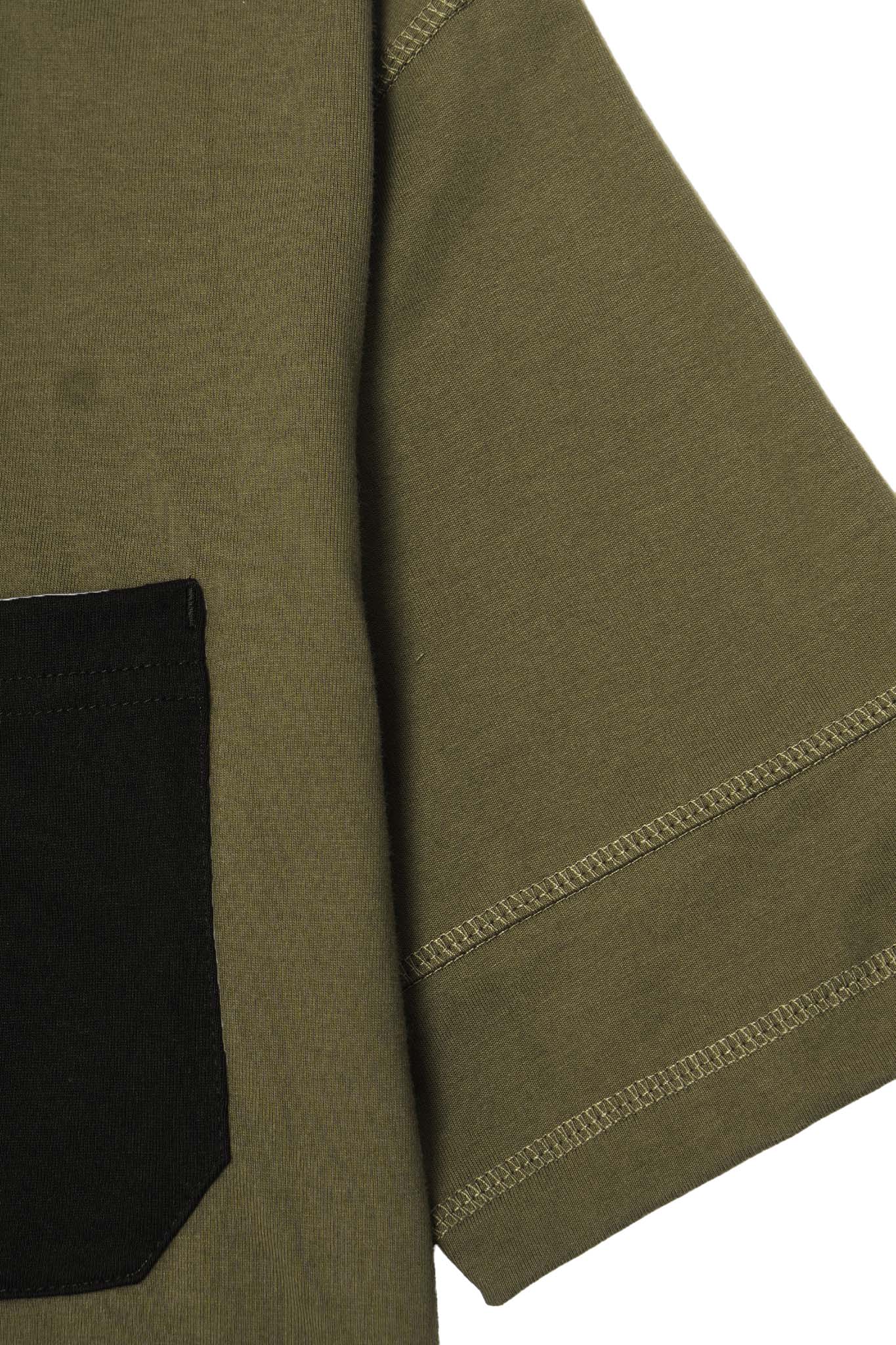 FORGED POCKET TEE IN OLIVE