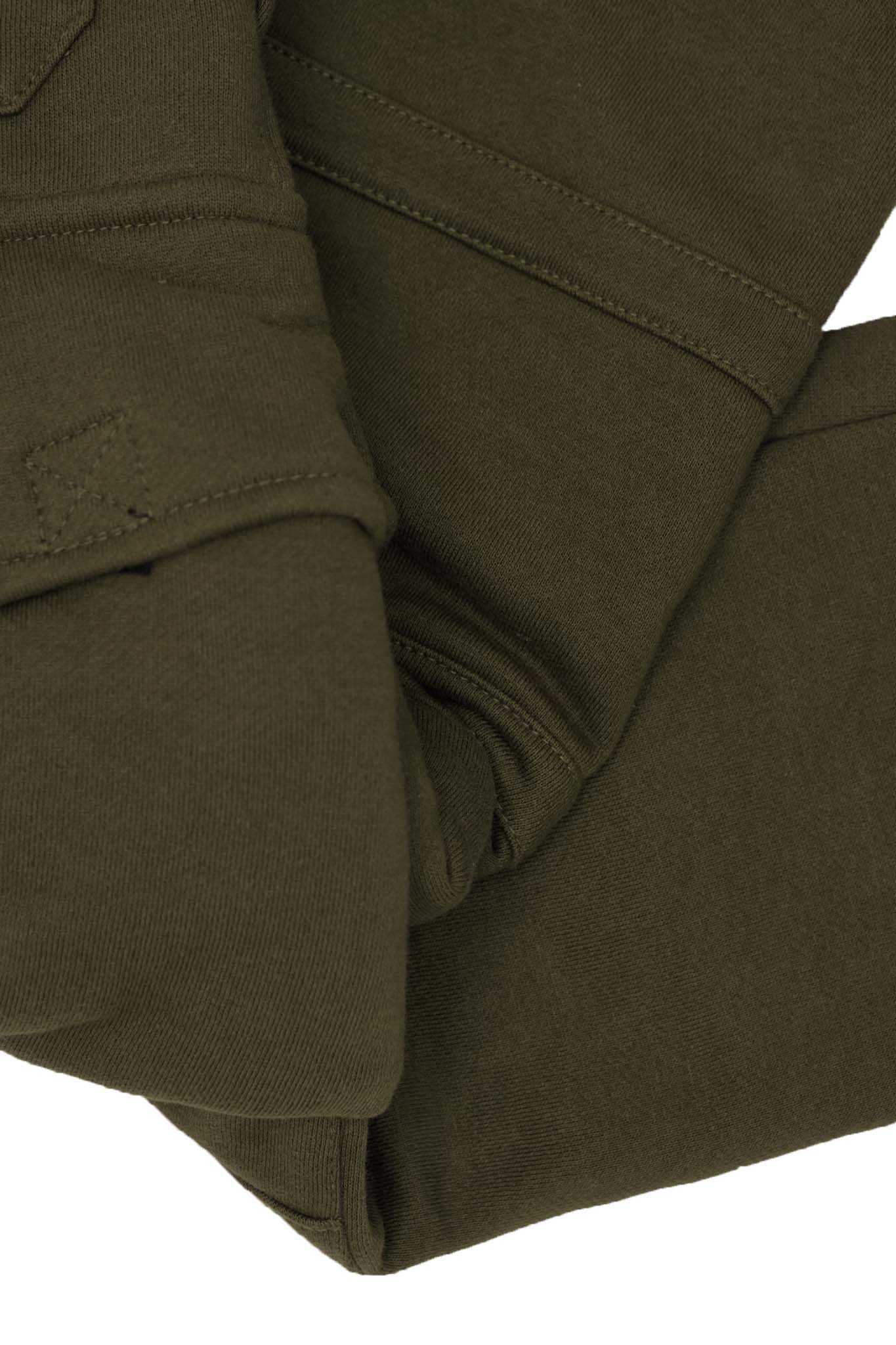 LITTLE HUMAN™ CARGO LOUNGE PANTS IN OLIVE