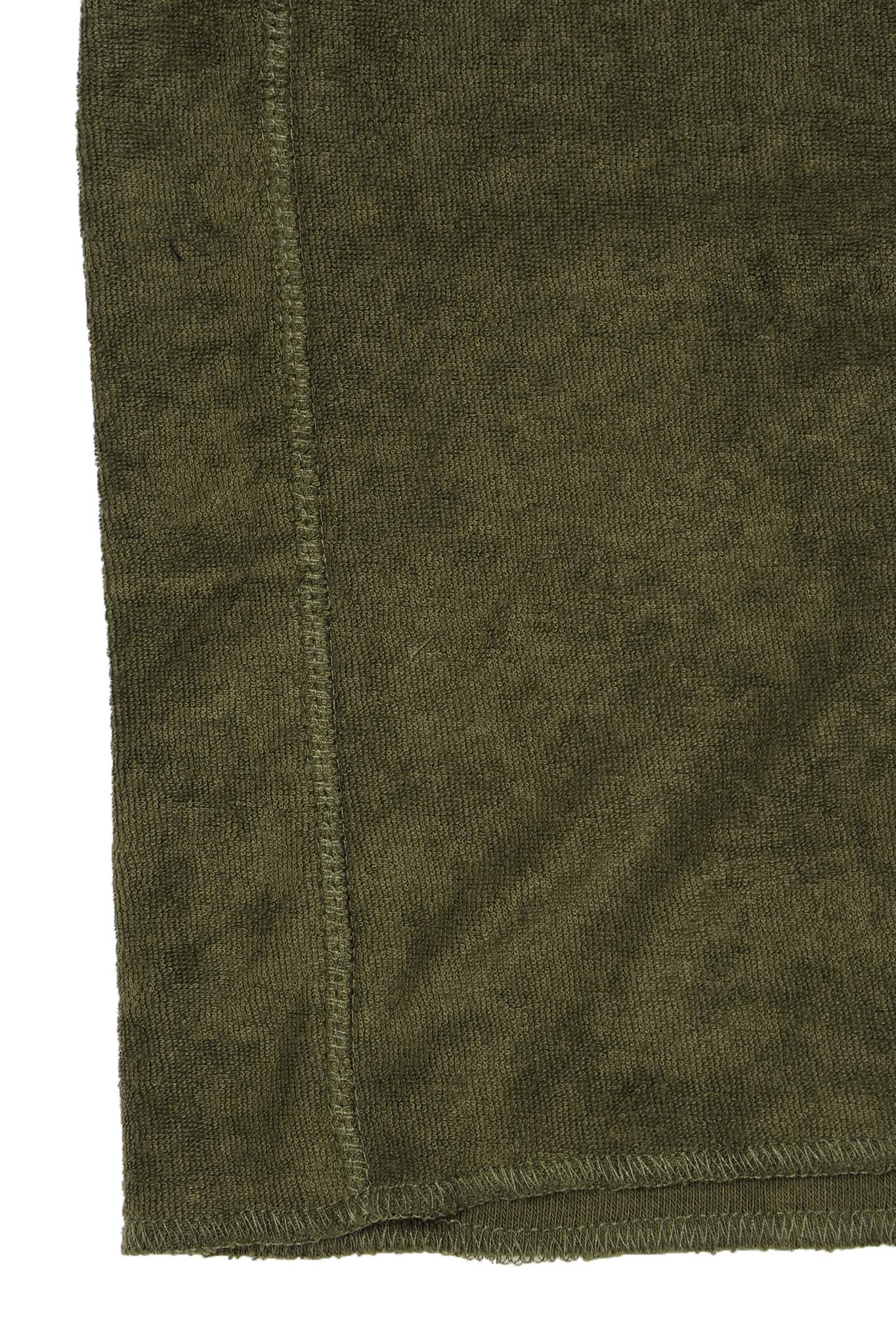 M+ TOWEL BOOTCUT PANTS IN OLIVE