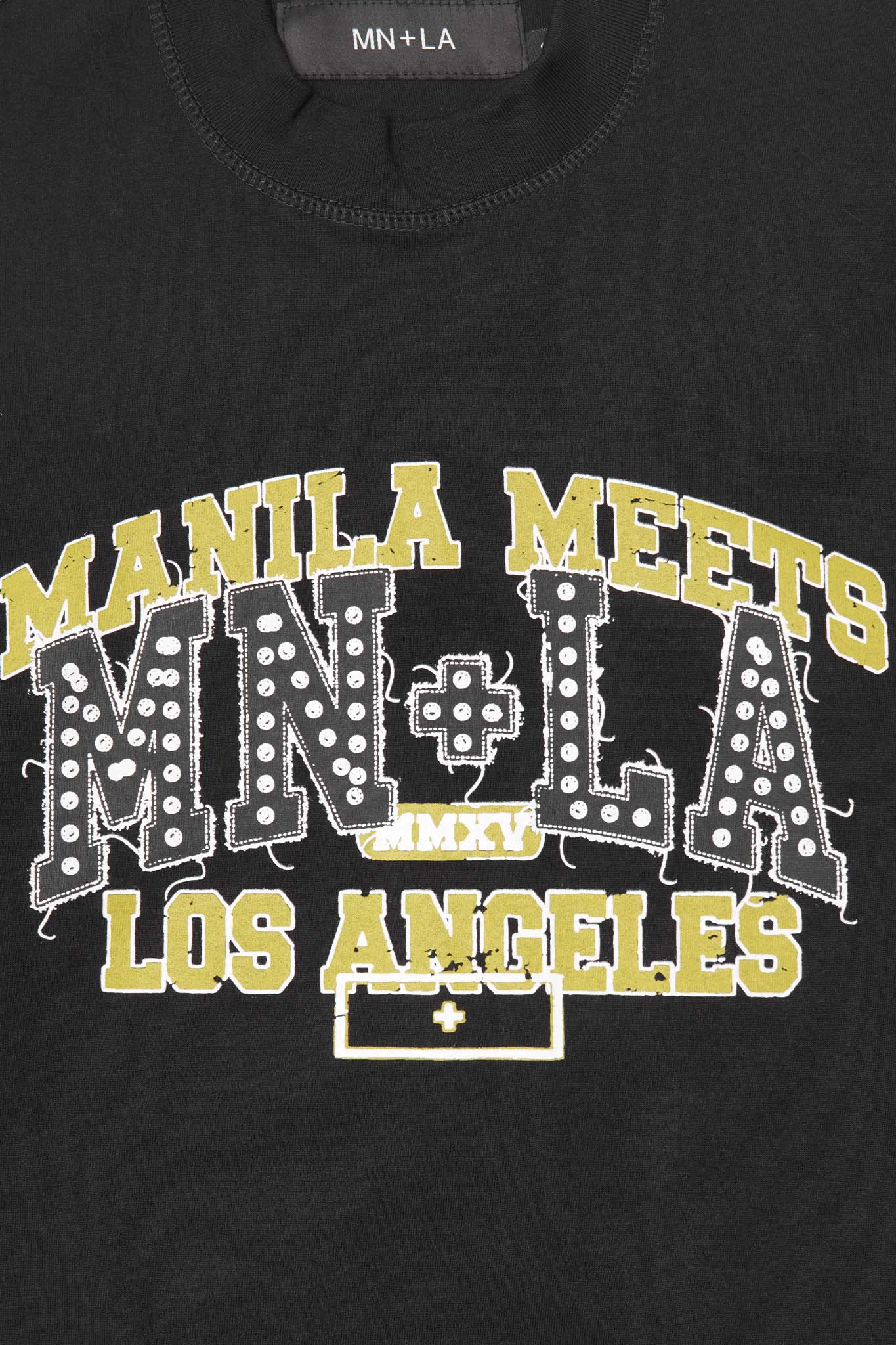 "MN+LA™ MMXV" TEE IN CELADON