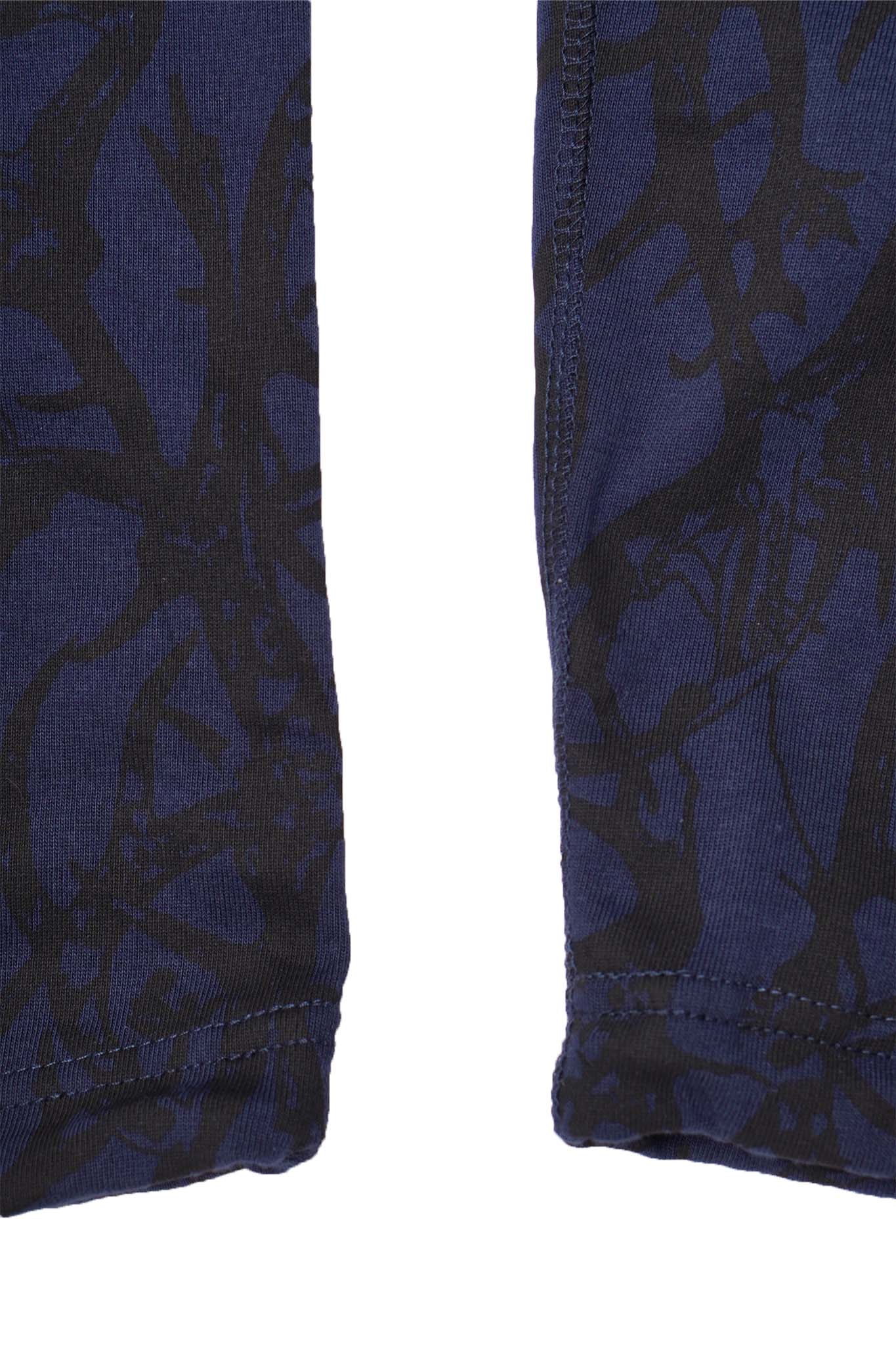 "VINES AND THORNS" OVERPOCKET PHAT PANTS IN NAVY