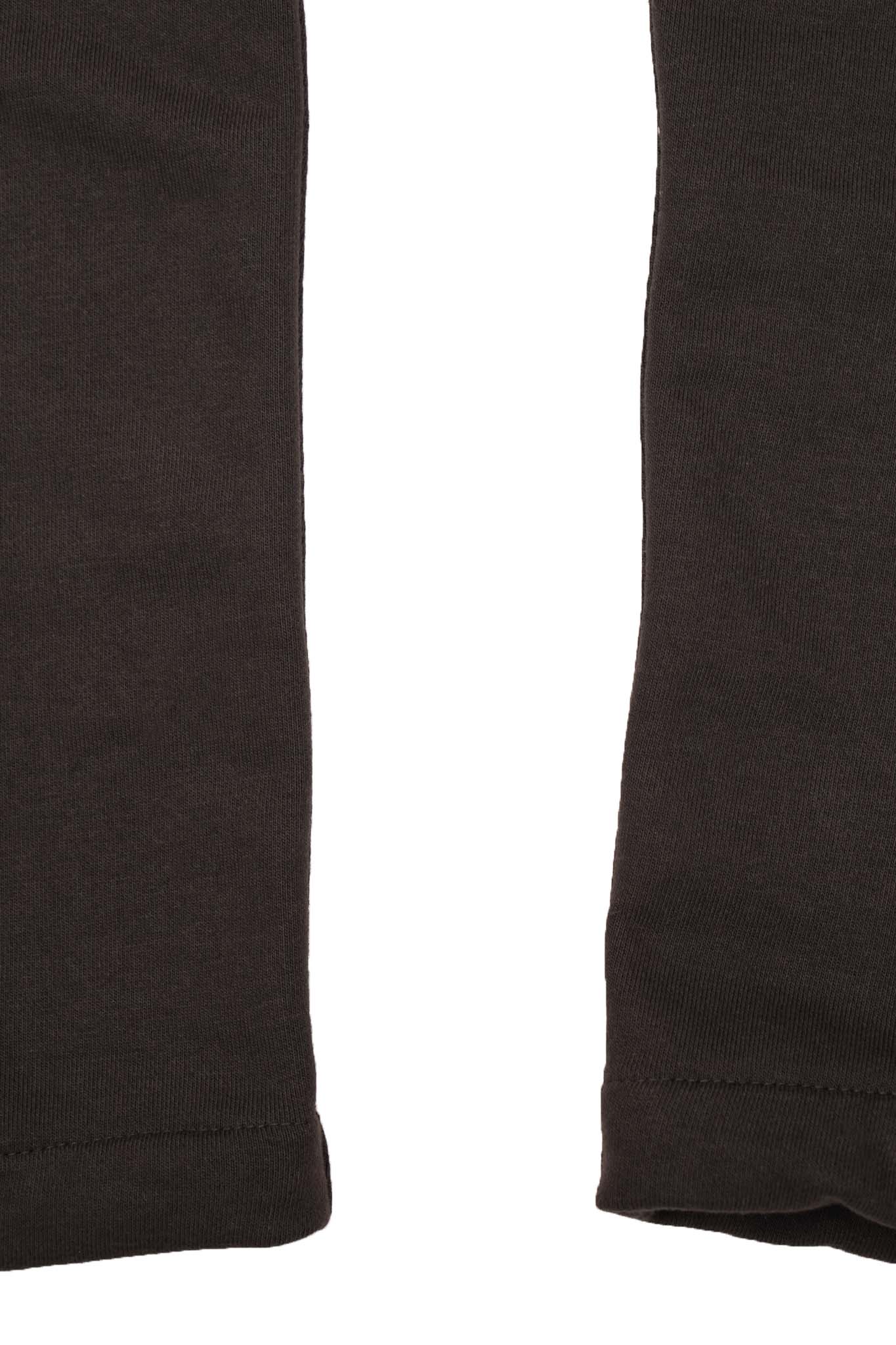 FRENCH TERRY PLEATED LOUNGE PANTS IN WOOD
