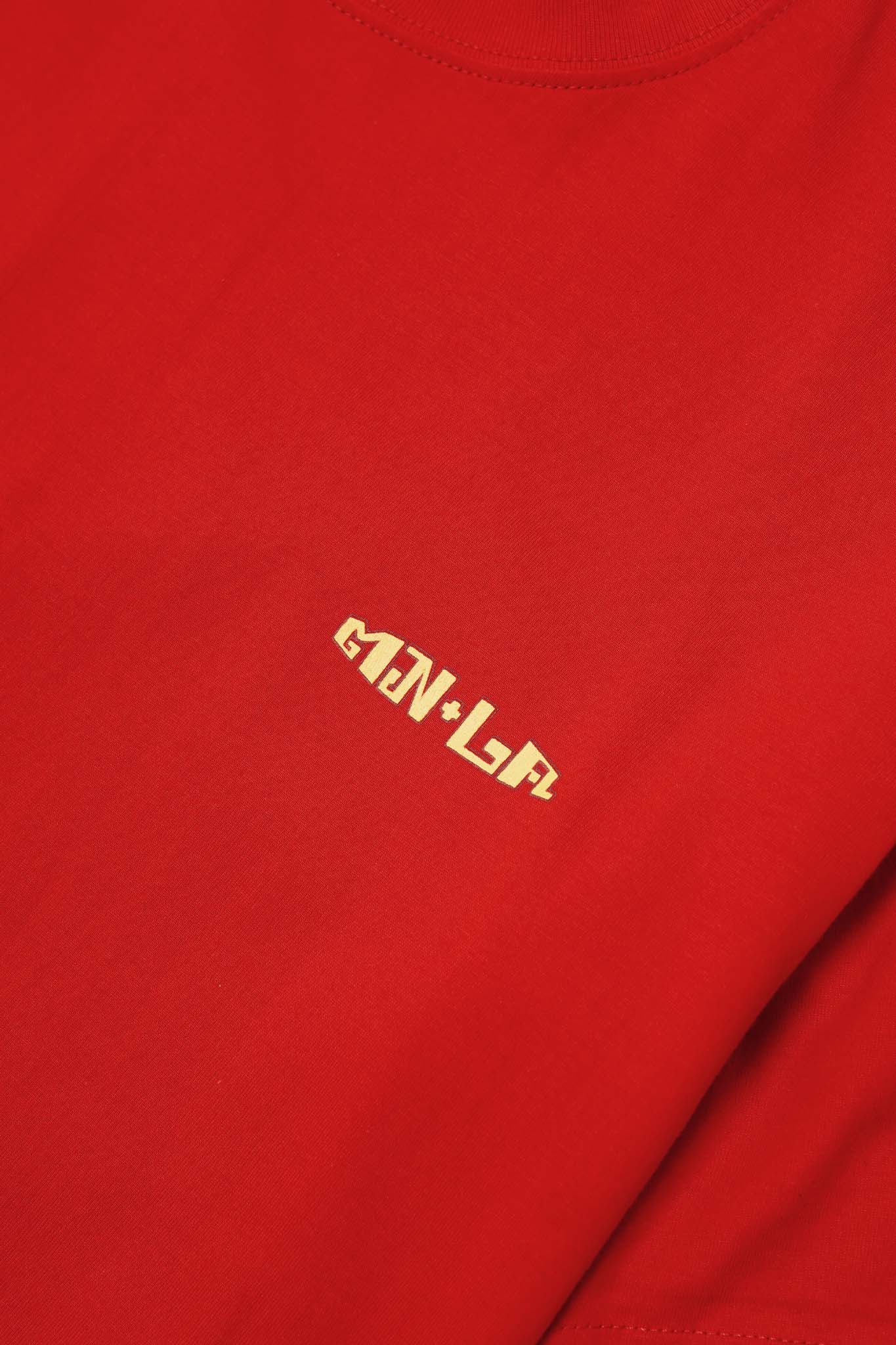 "THAI" LOGO TEE IN RARRI RED