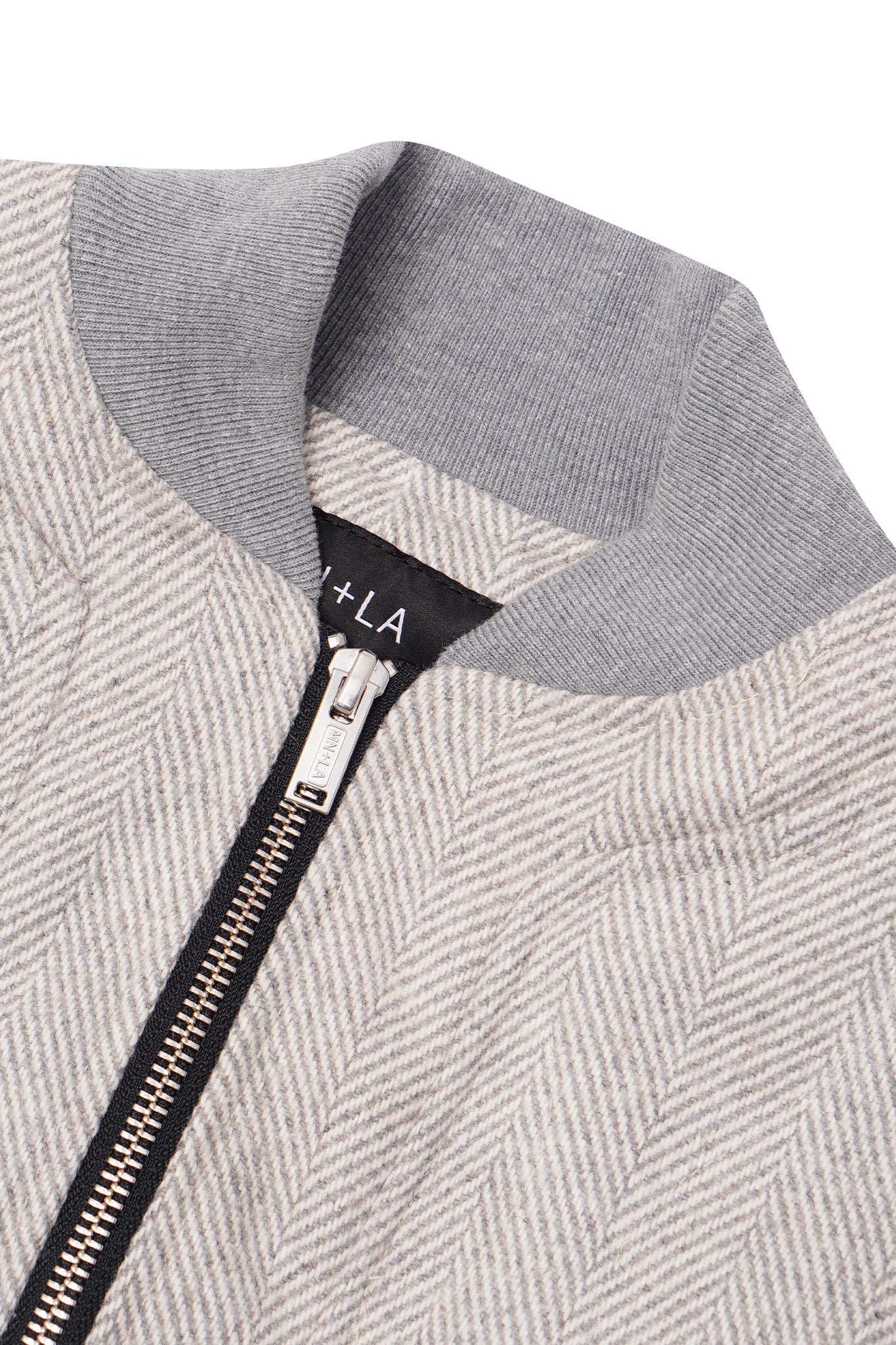"FLOW" BOMBER JACKET IN GAINSBORO
