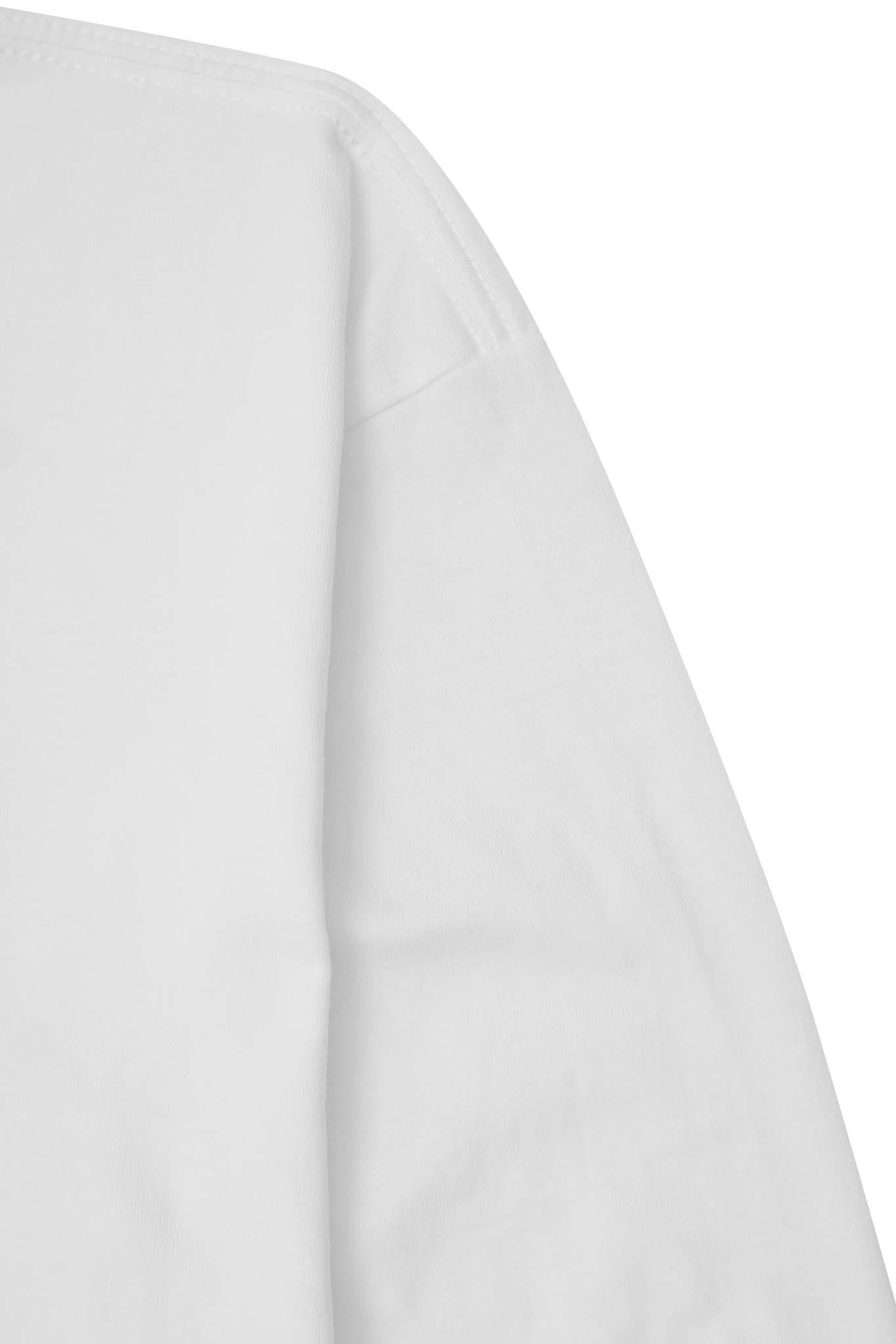 LONGSLEEVE TEE IN WHITE