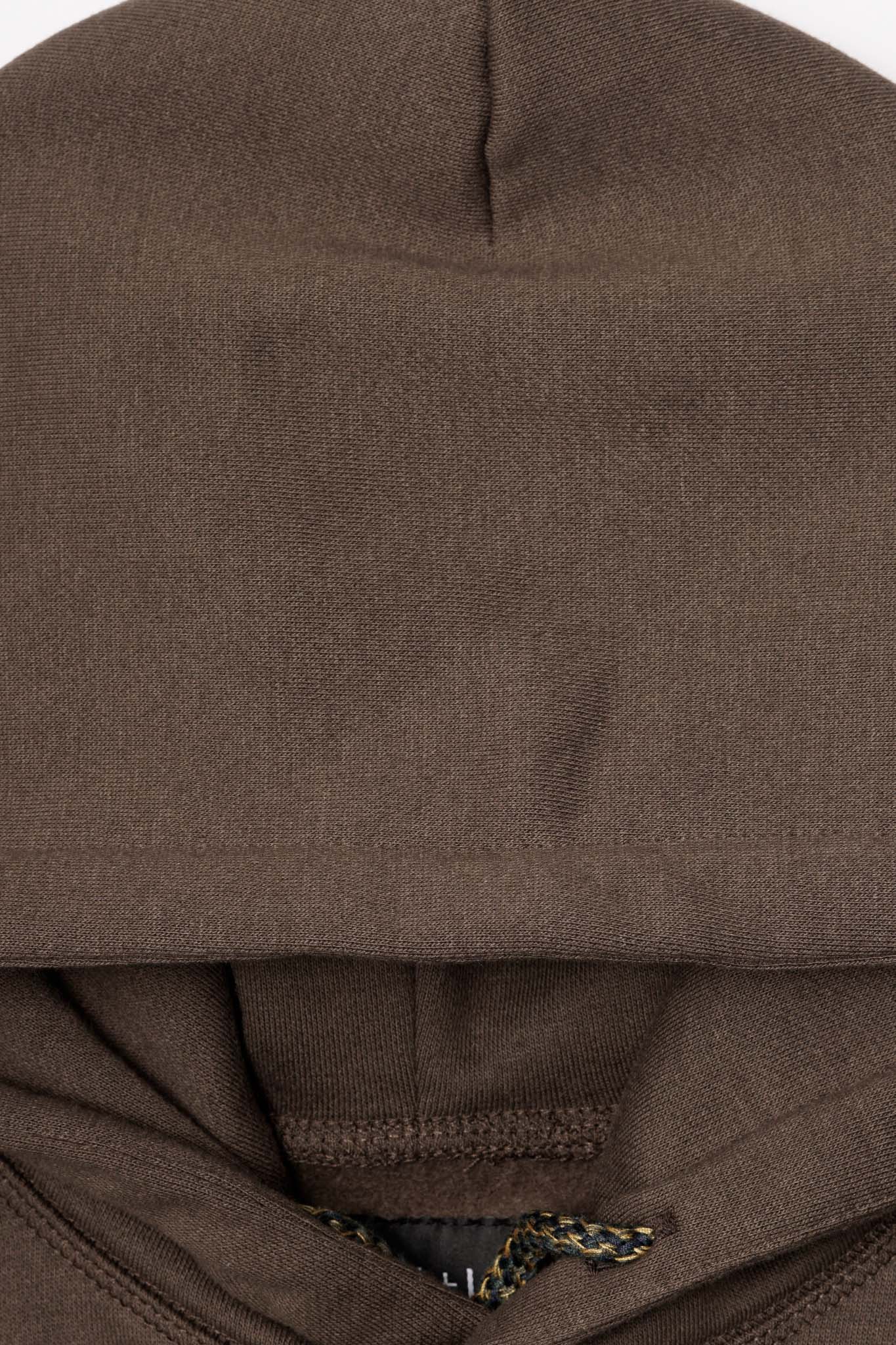 M'$ MOTHERLAND HOODIE IN WOOD