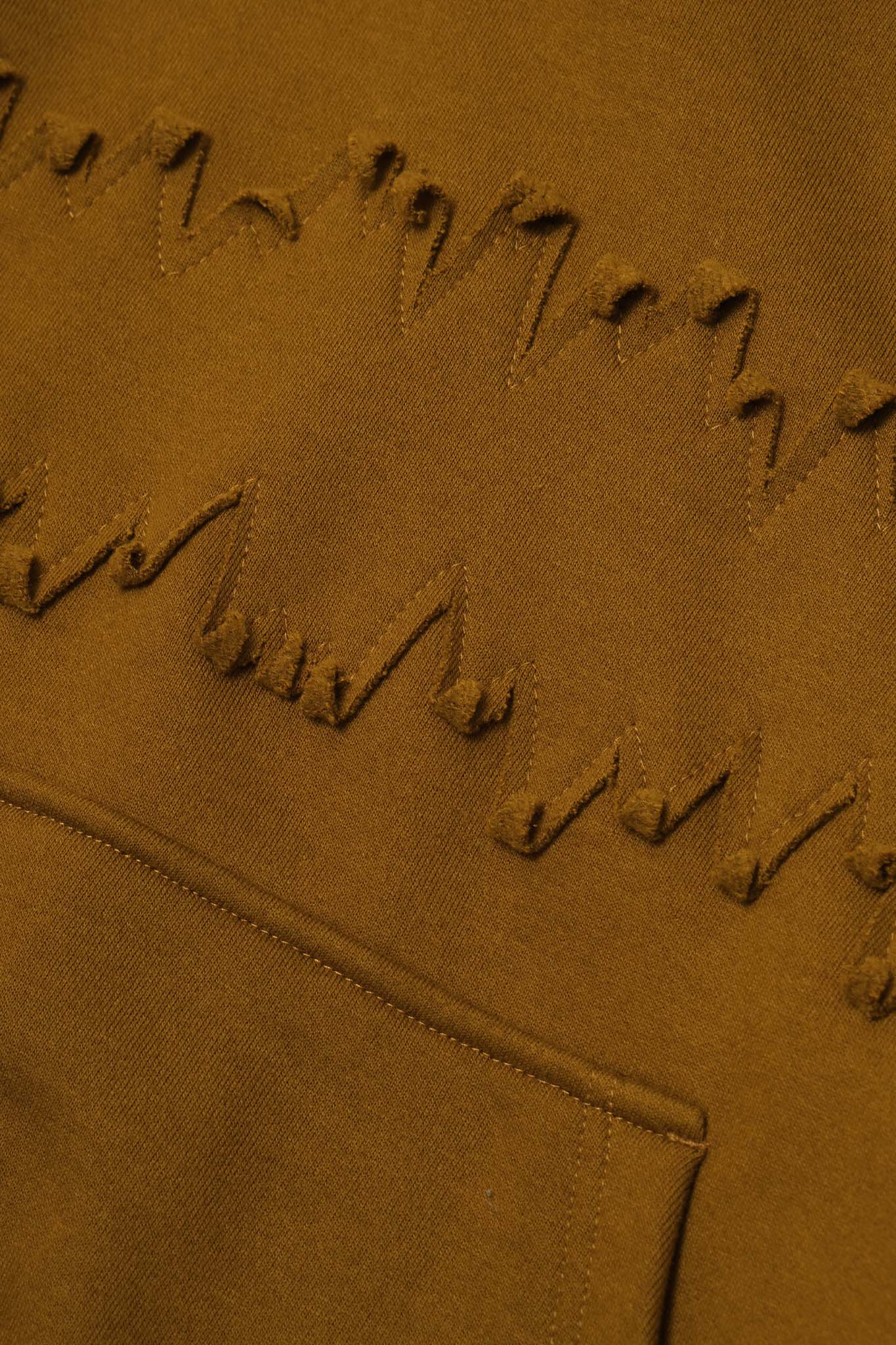 JURASSIC HOODIE IN RUST