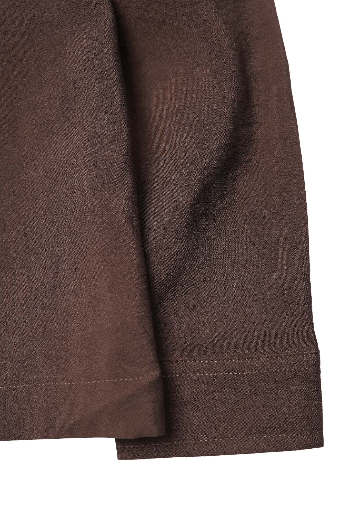 MANDARIN L/S SHIRT IN WOOD