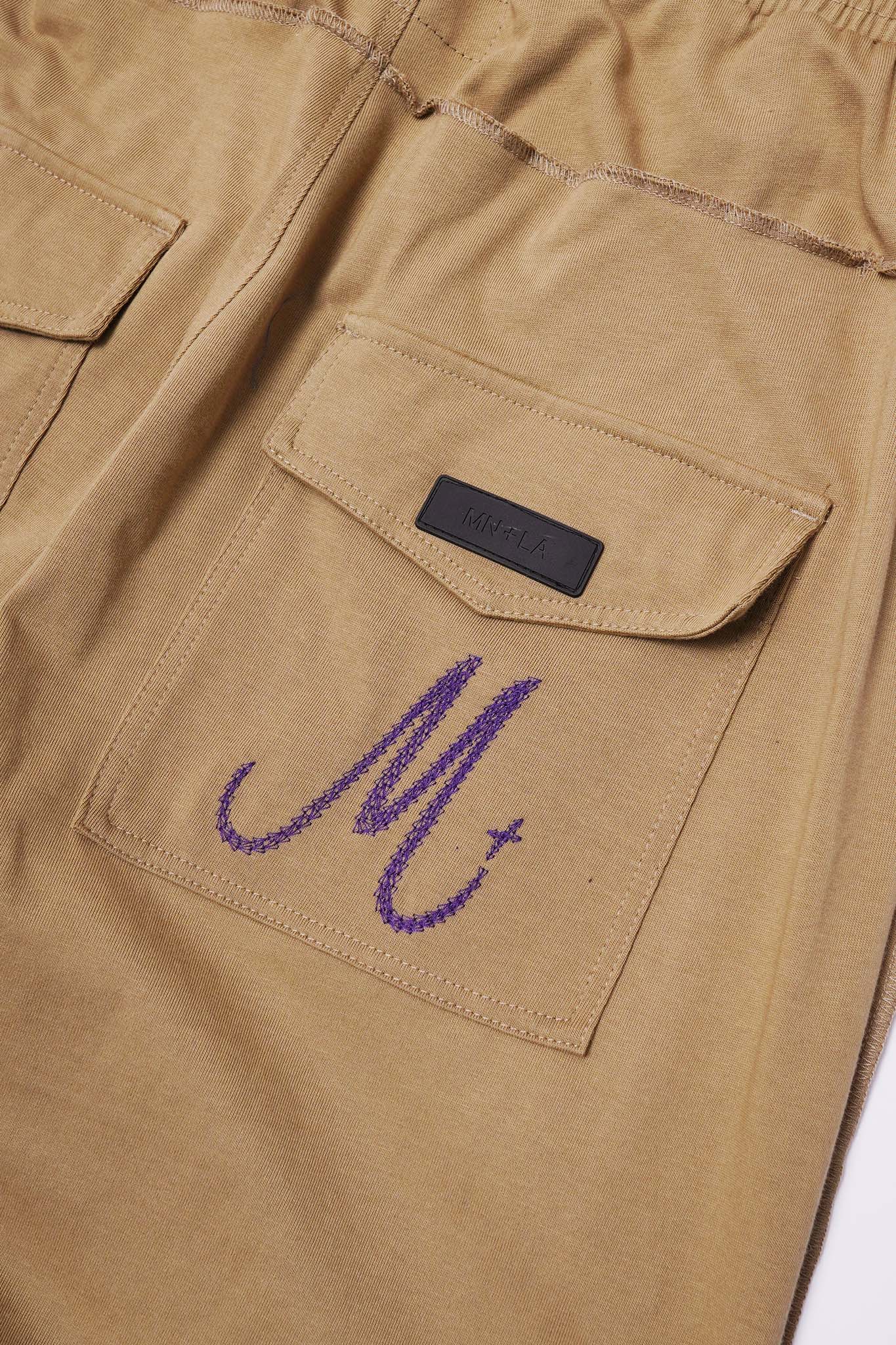 M+ VEINS PANTS IN DARK MINT