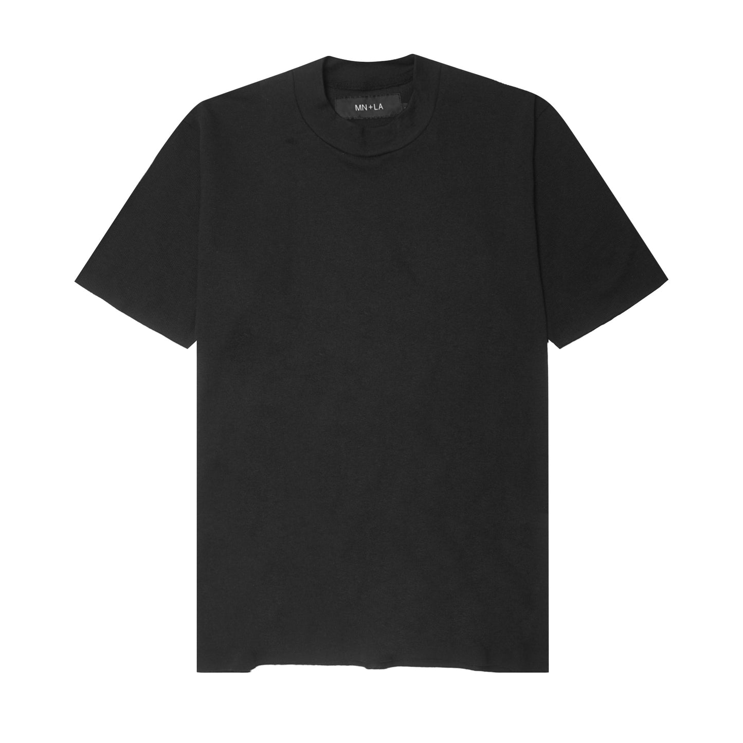 WAFFLE WEAVE CHOP CHOP TEE IN ANTHRACITE
