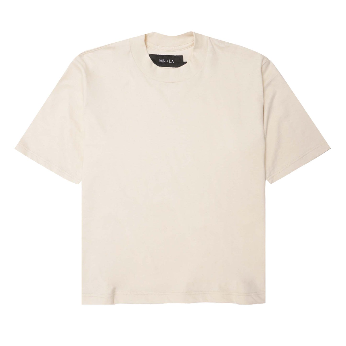 MOCK NECK LITE TEE IN ORGANIC COTTON