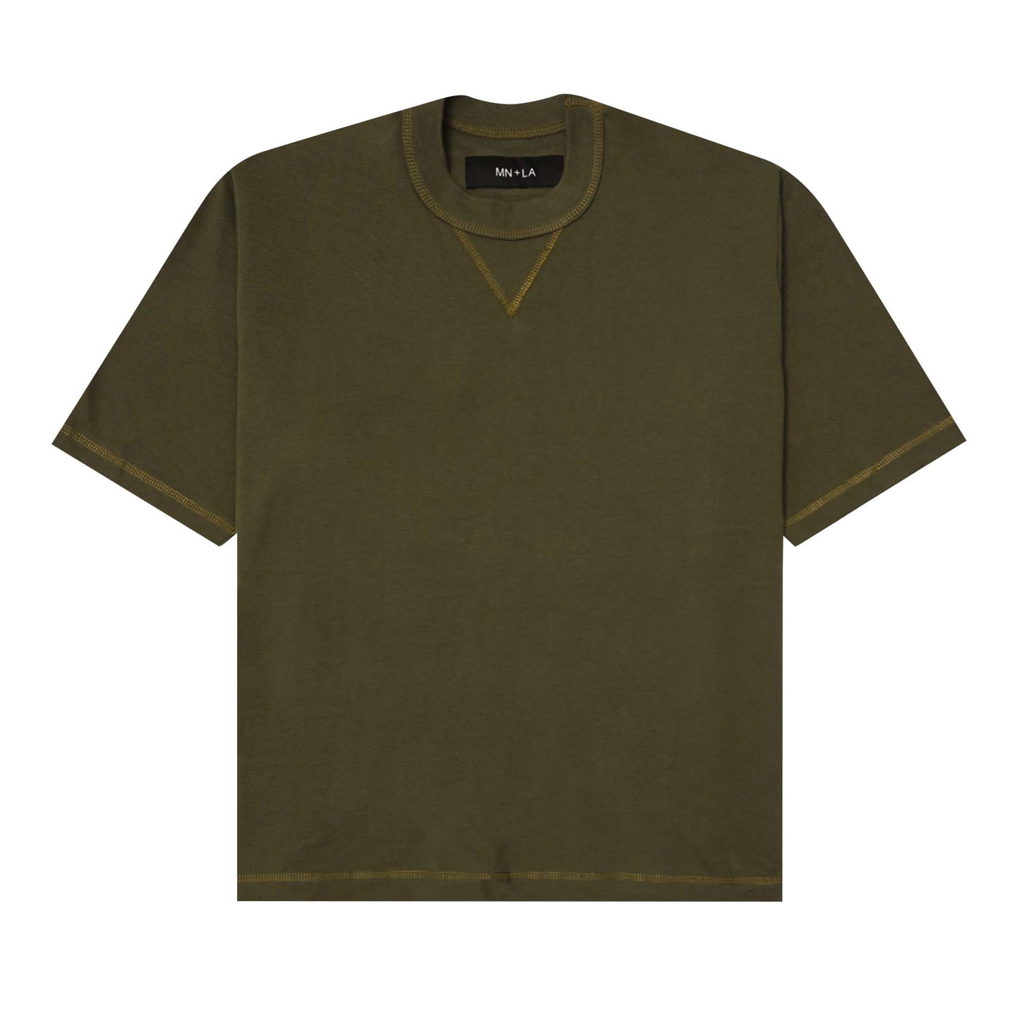 EXO™ MILITIA MOCK NECK TEE OLIVE/RUST