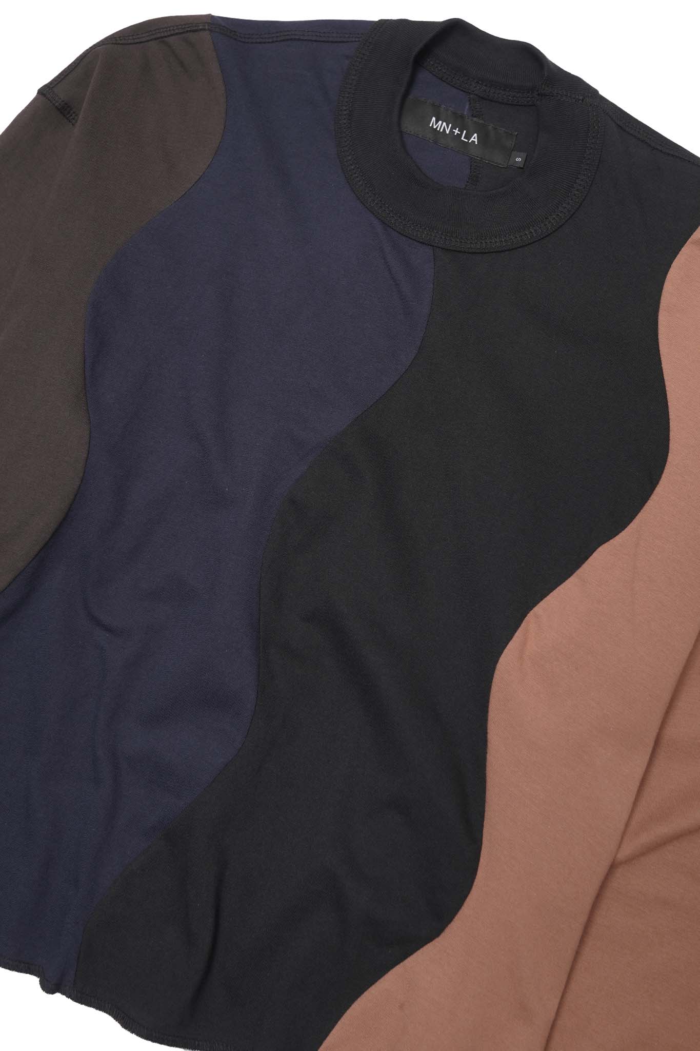 SWERVE CUTOFF SWEATSHIRT IN DEEP SEA