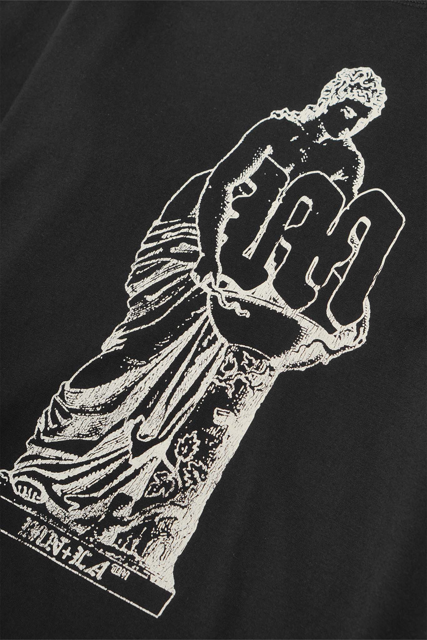 M'$ MOTHERLAND TEE IN CAVIAR