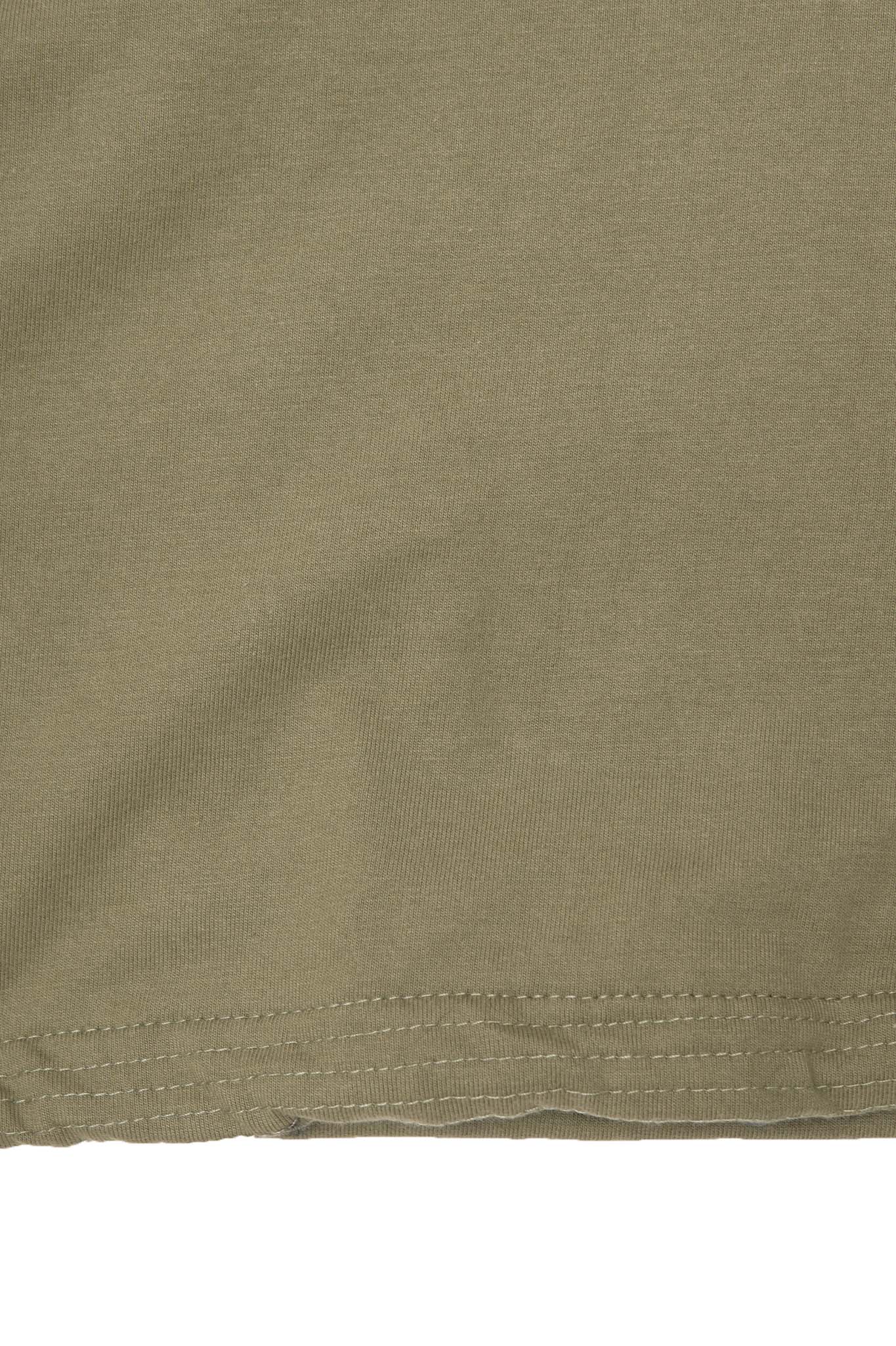 QUARTER ZIP L/S TEE V2 IN OLIVE